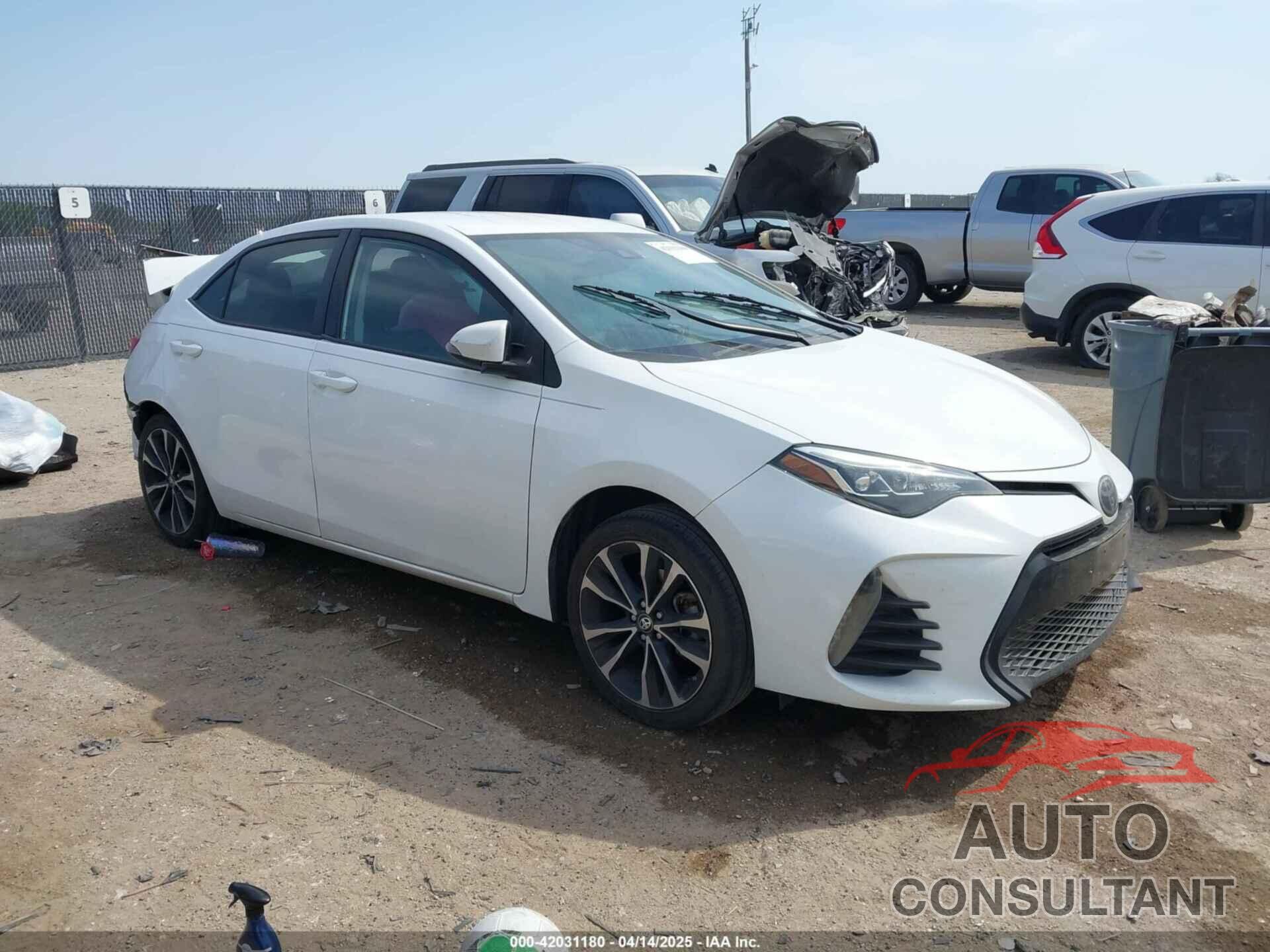 TOYOTA COROLLA 2019 - 5YFBURHE8KP901272