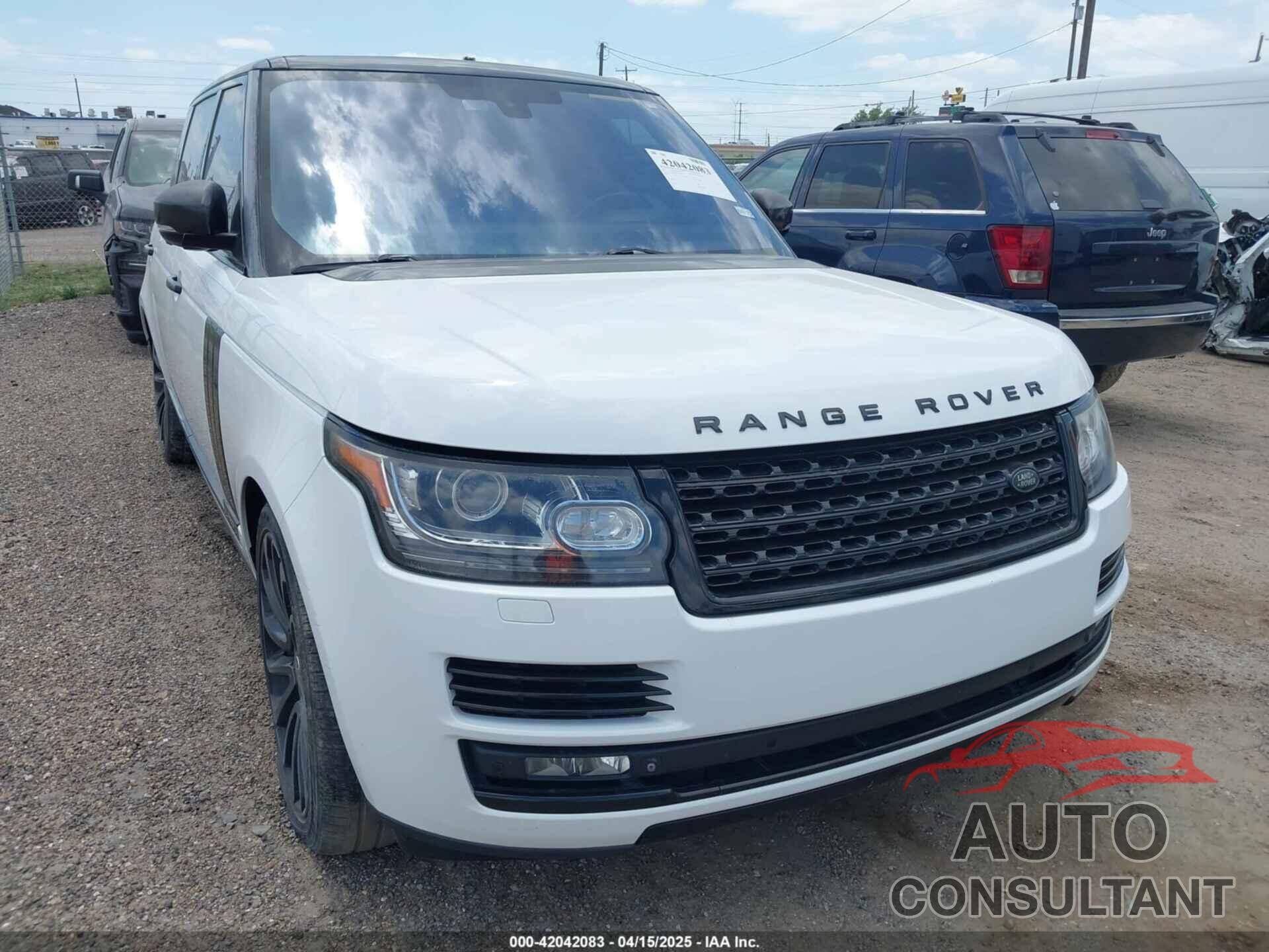 LAND ROVER RANGE ROVER 2015 - SALGS3TF8FA204406