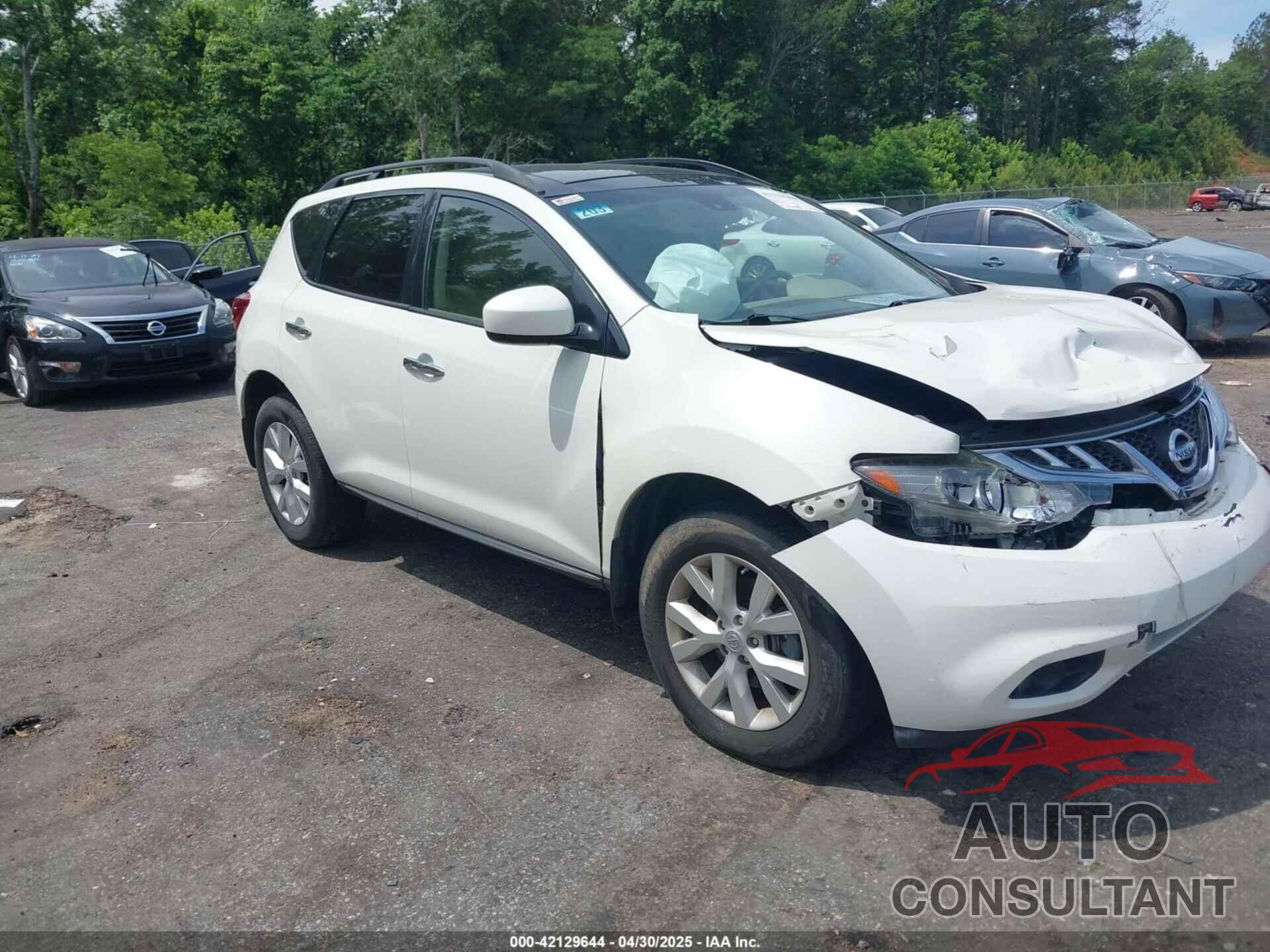 NISSAN MURANO 2014 - JN8AZ1MU6EW419296