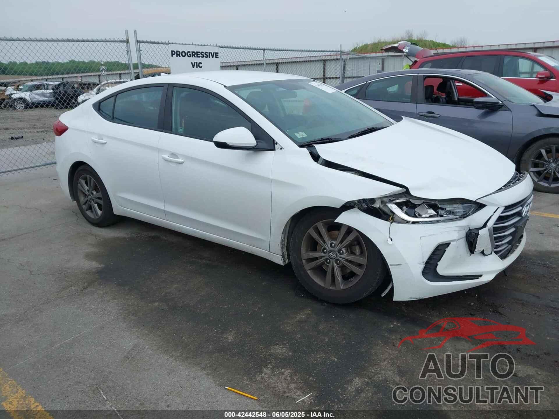 HYUNDAI ELANTRA 2018 - 5NPD84LF8JH213042