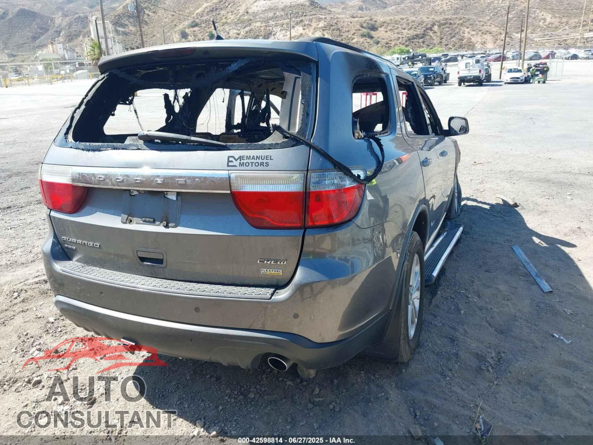 DODGE DURANGO 2011 - 1D4RE4GG2BC634806