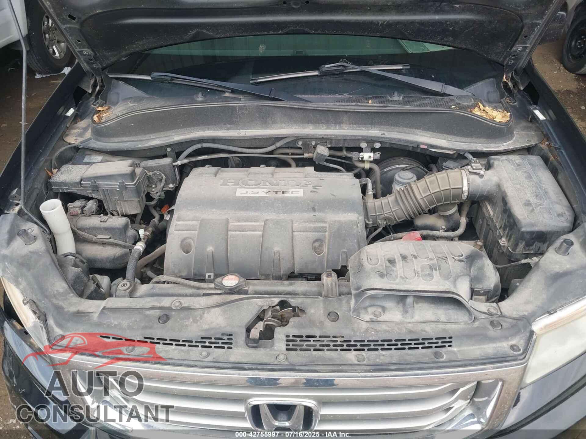 HONDA RIDGELINE 2013 - 5FPYK1F56DB010357