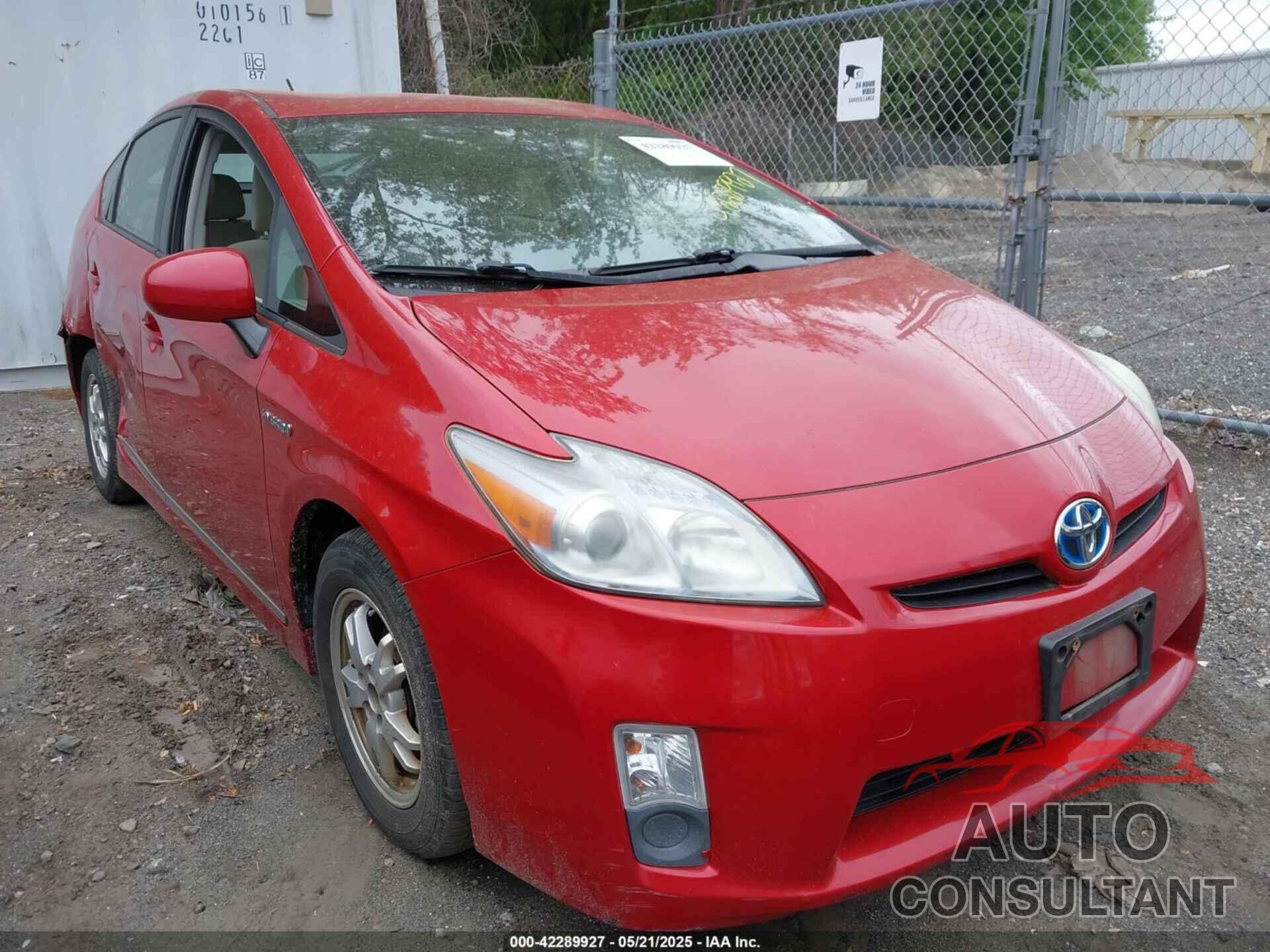 TOYOTA PRIUS 2011 - JTDKN3DU4B0306405