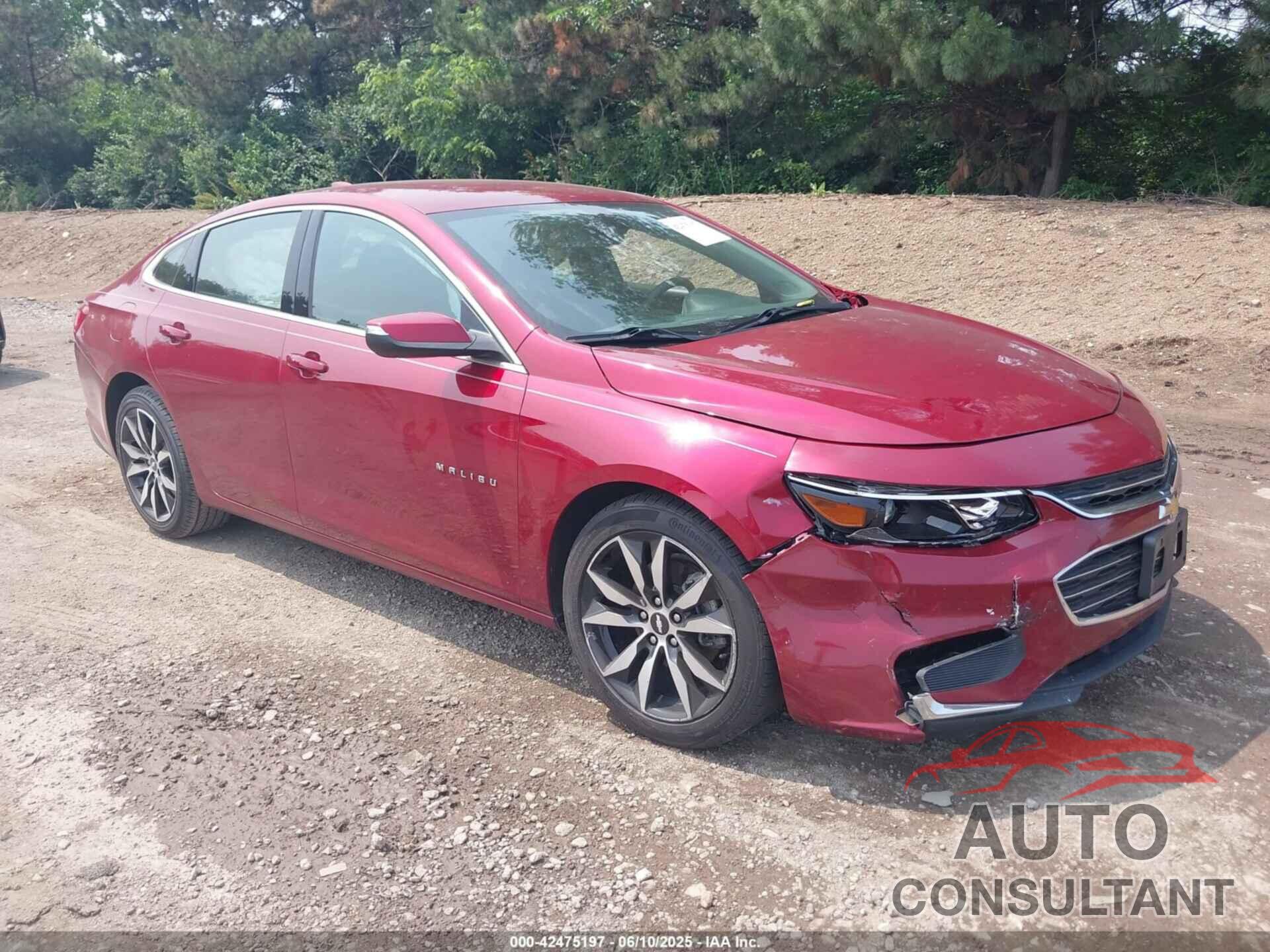 CHEVROLET MALIBU 2017 - 1G1ZE5ST5HF274714