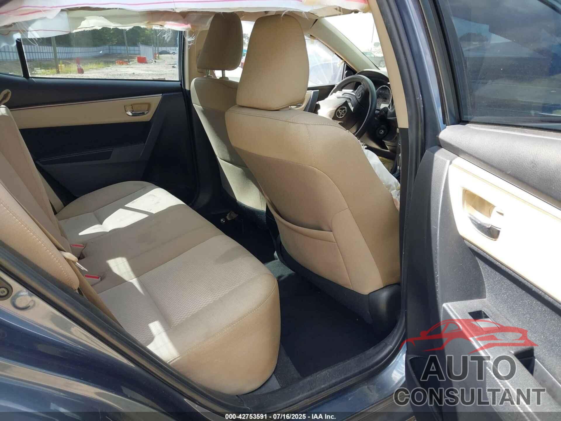 TOYOTA COROLLA 2016 - 2T1BURHE2GC558546