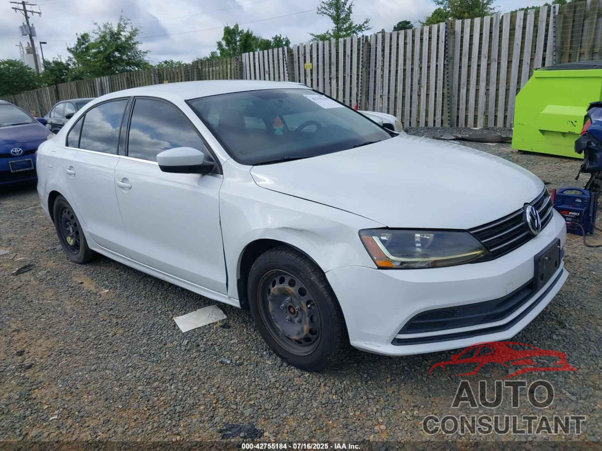 VOLKSWAGEN JETTA 2017 - 3VW2B7AJ5HM315174