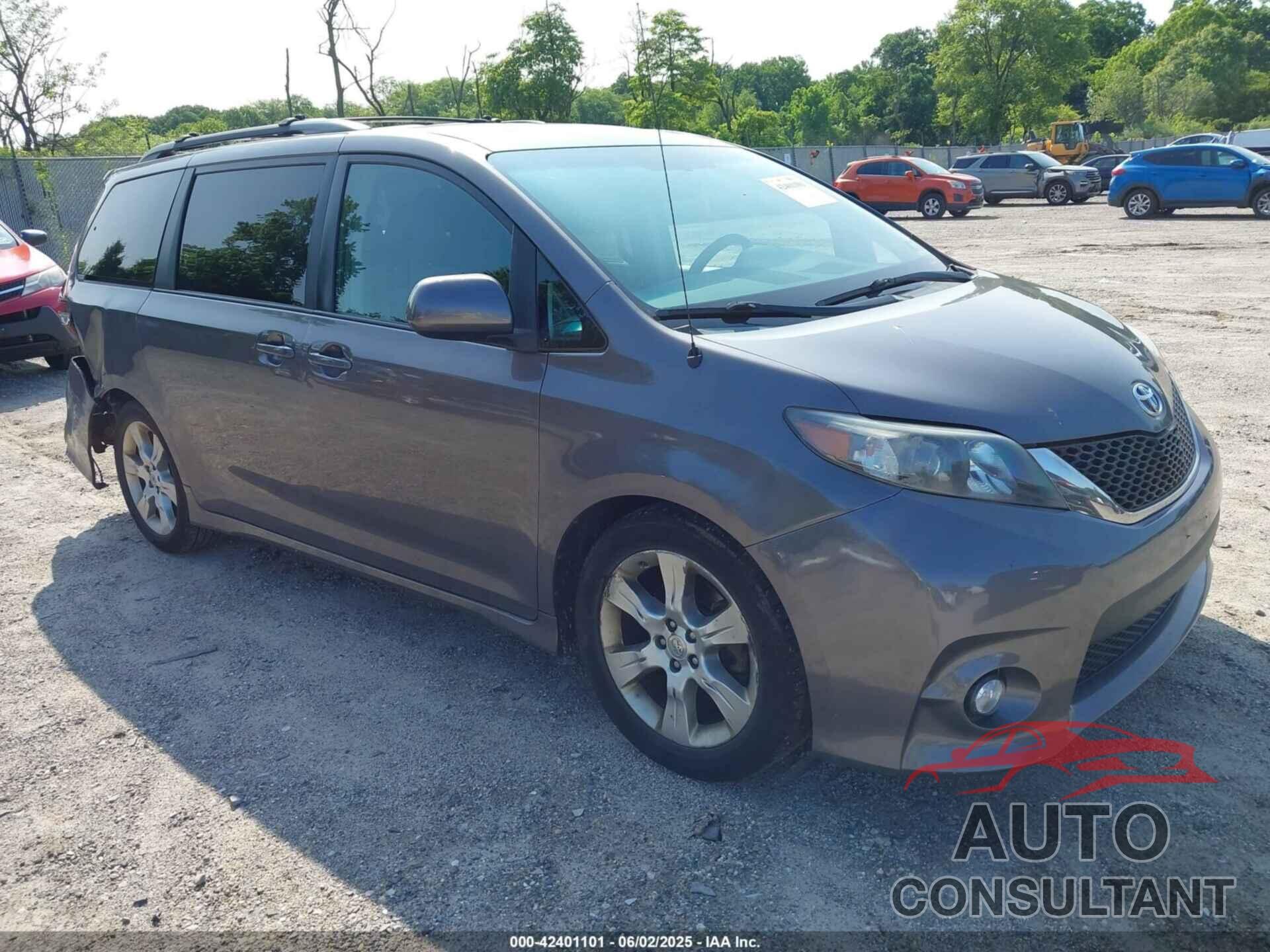 TOYOTA SIENNA 2012 - 5TDXK3DCXCS267405