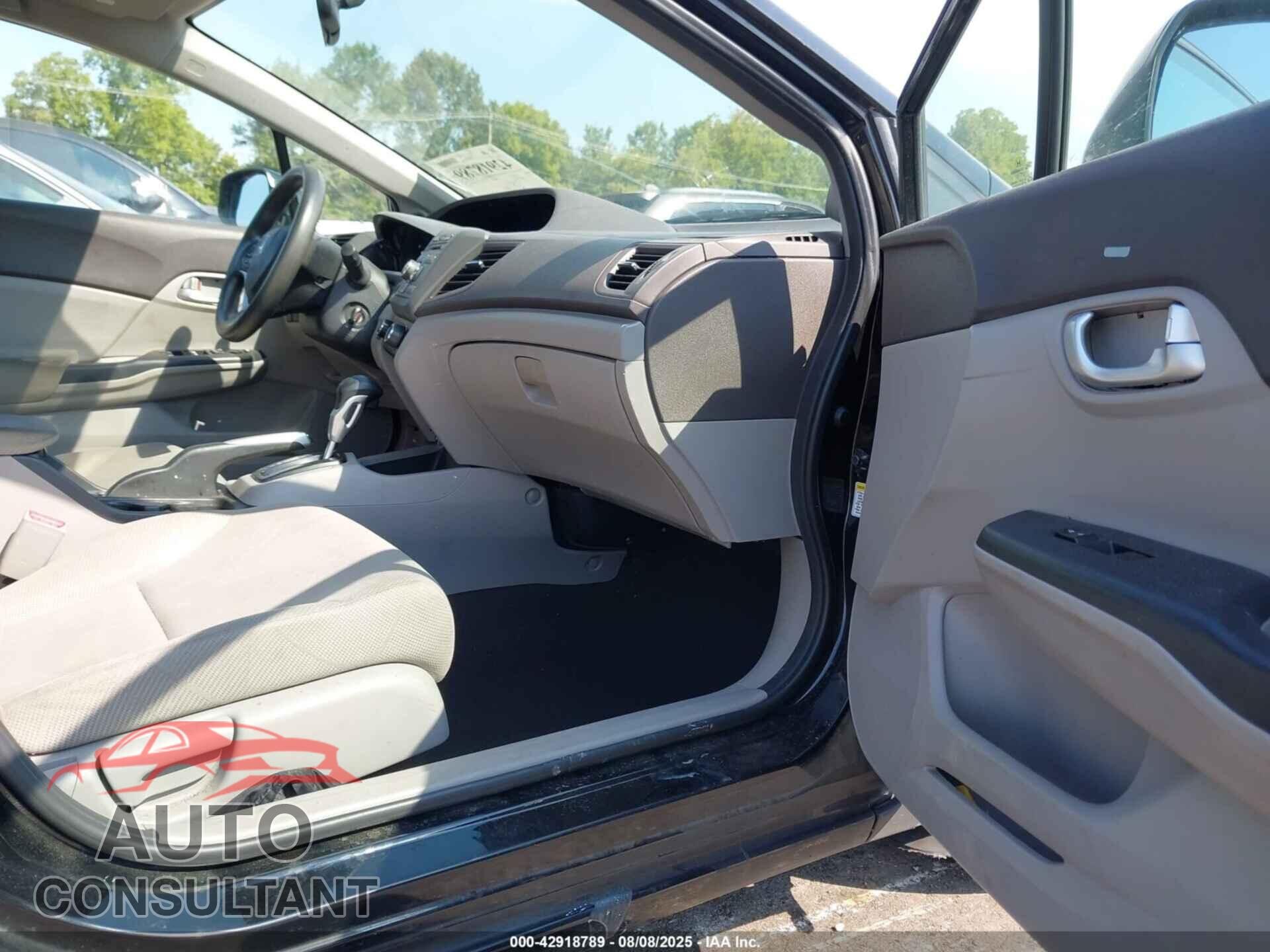 HONDA CIVIC 2012 - 2HGFB2F83CH309251