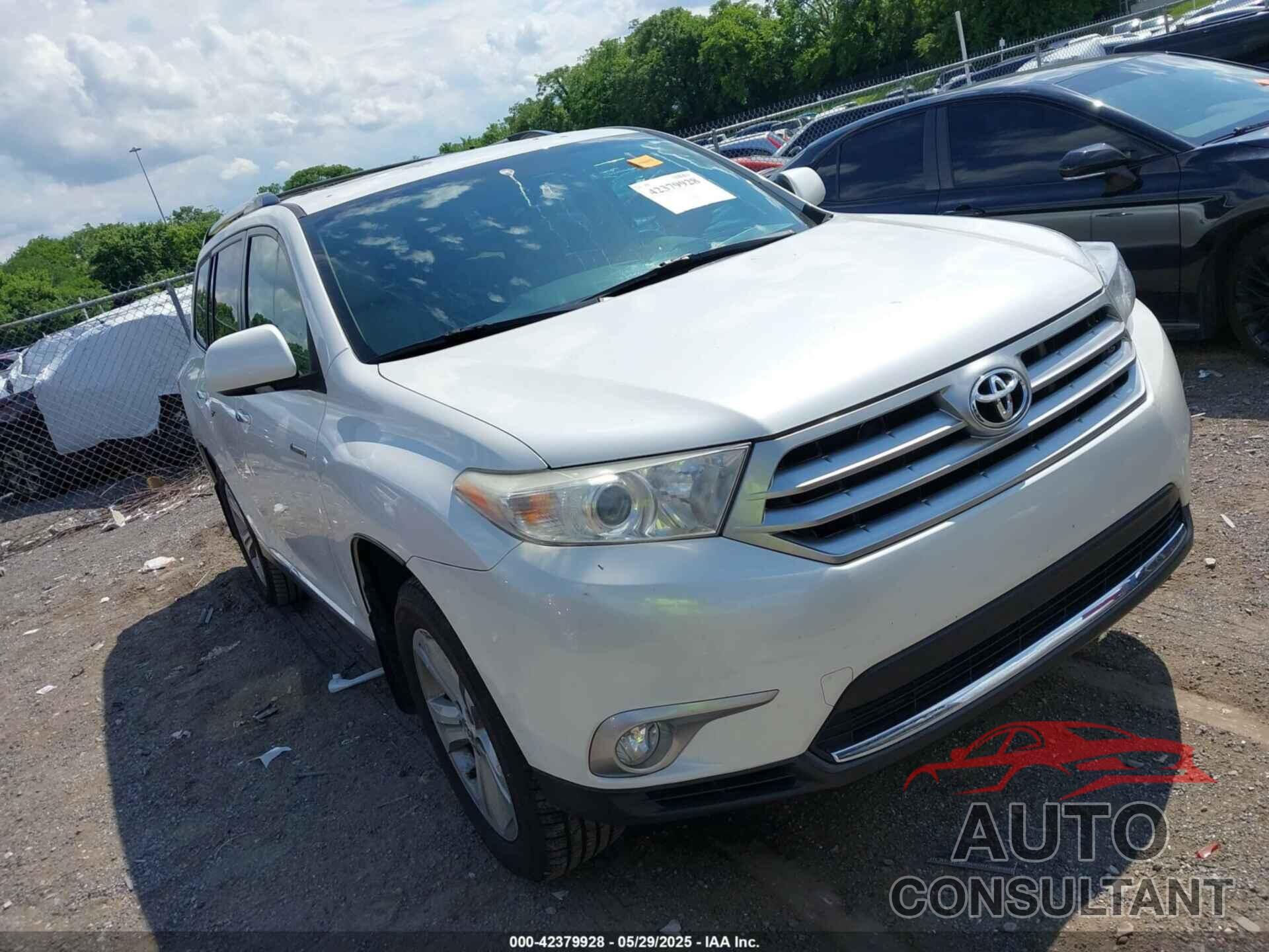 TOYOTA HIGHLANDER 2013 - 5TDDK3EH8DS250360