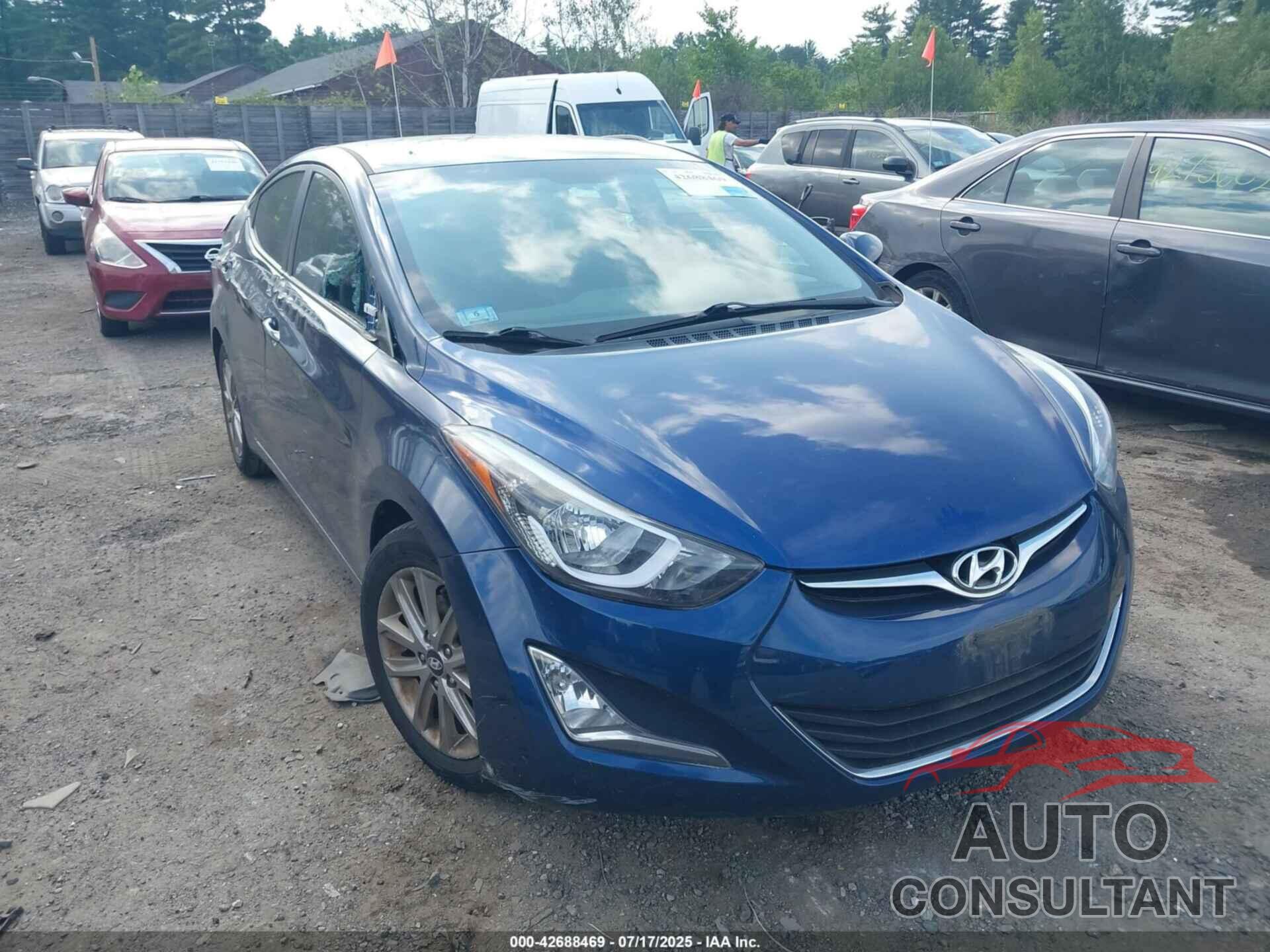 HYUNDAI ELANTRA 2015 - 5NPDH4AE9FH608963