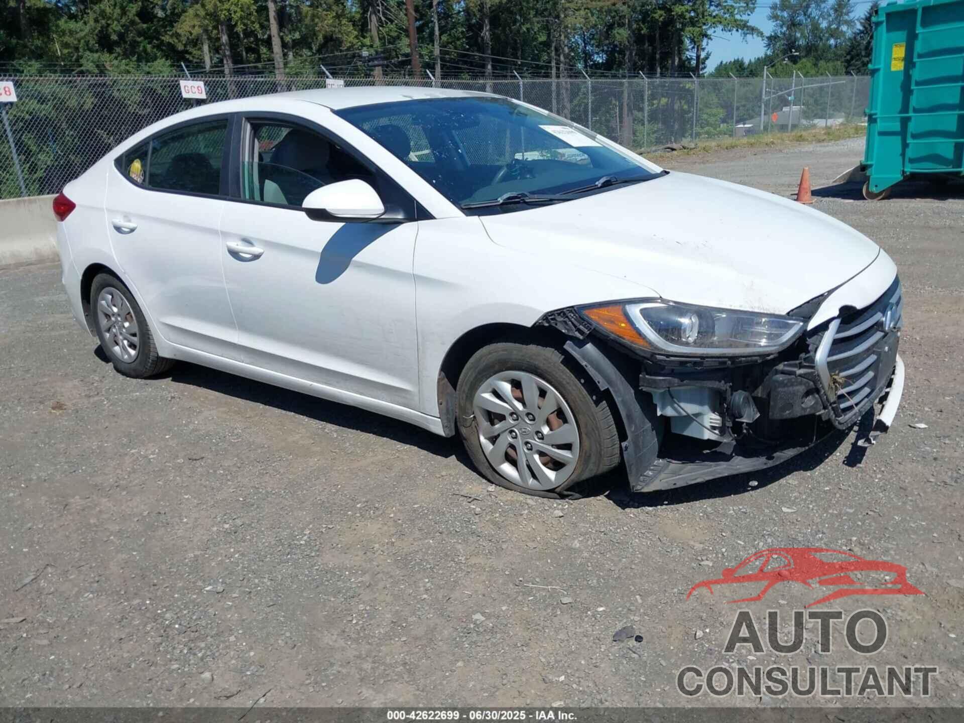 HYUNDAI ELANTRA 2017 - 5NPD74LF7HH091691
