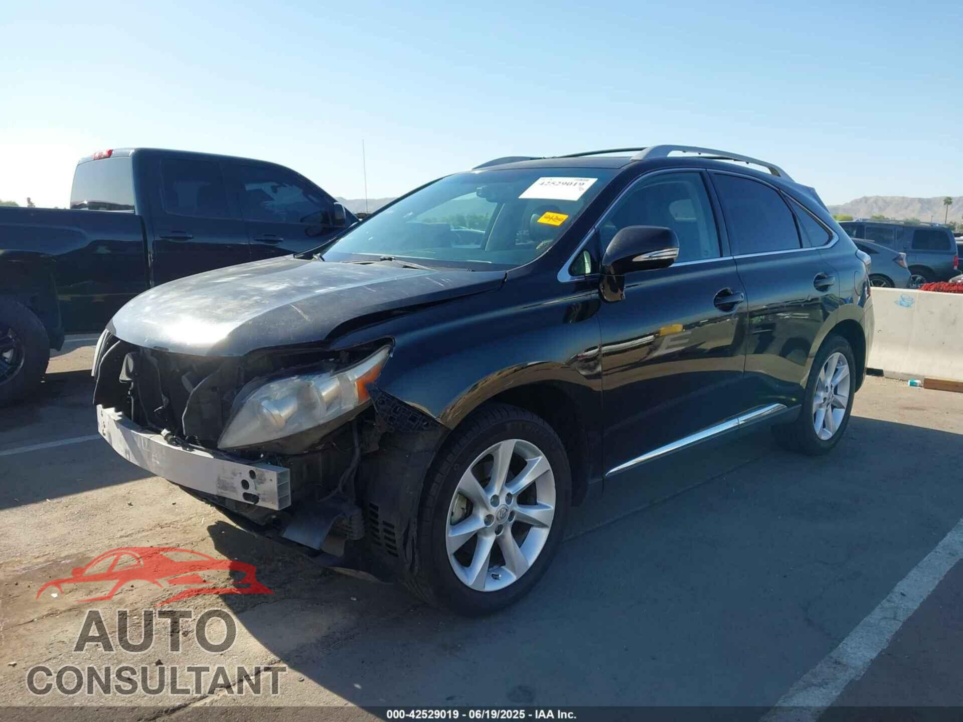 LEXUS RX 350 2011 - 2T2ZK1BAXBC044282
