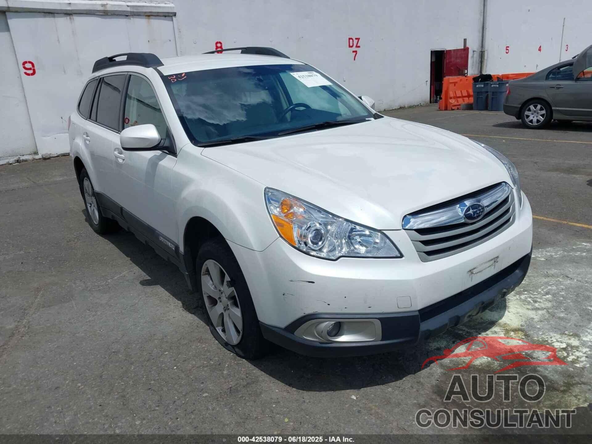 SUBARU OUTBACK 2012 - 4S4BRBCC4C3259945