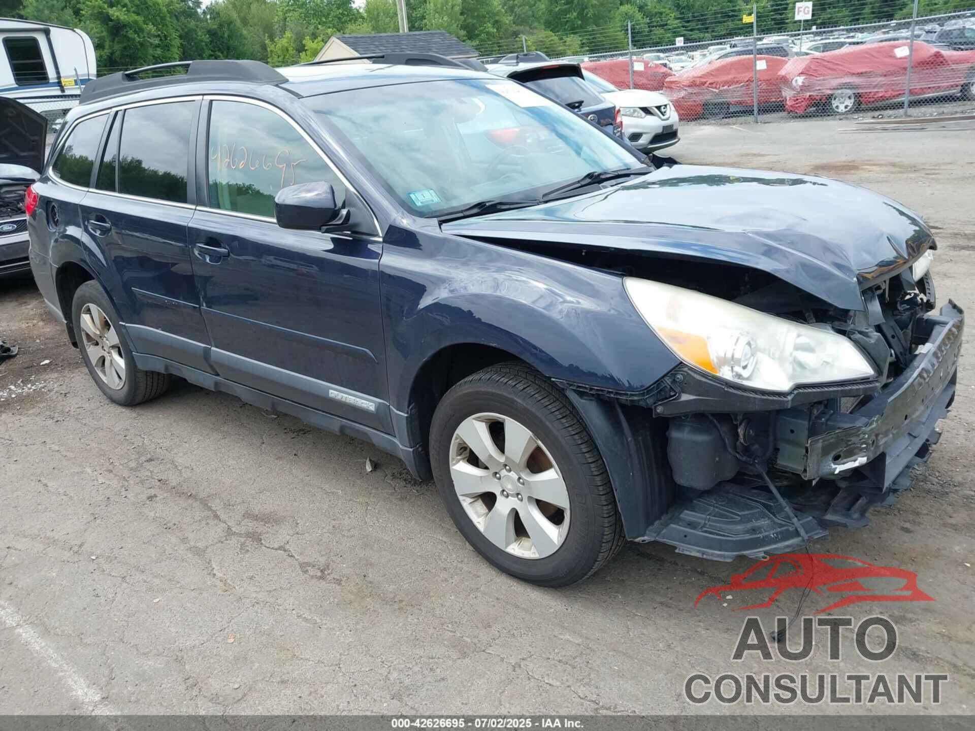 SUBARU OUTBACK 2012 - 4S4BRBHC4C3277290