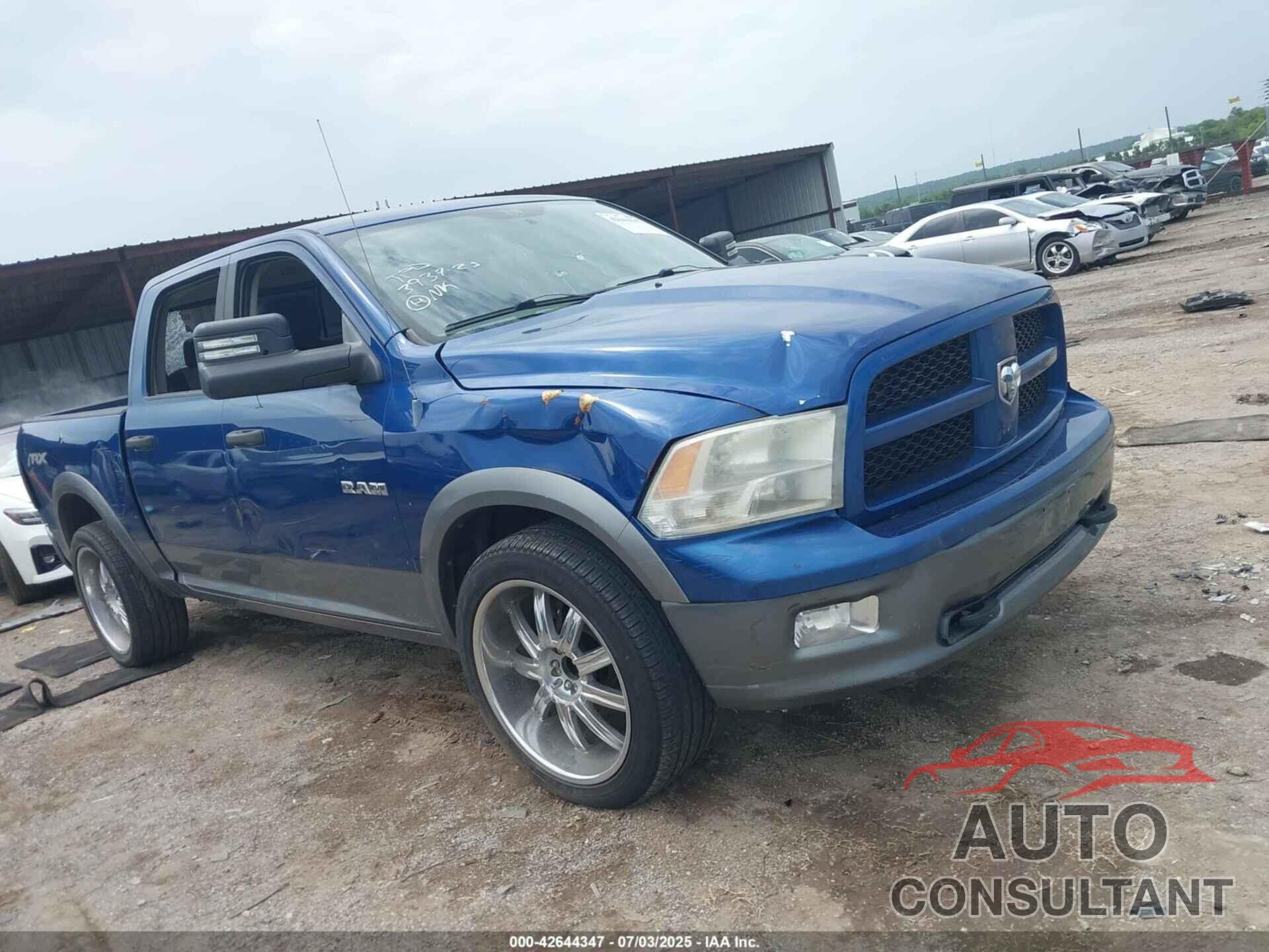 DODGE RAM 1500 2010 - 1D7RB1CP5AS245811