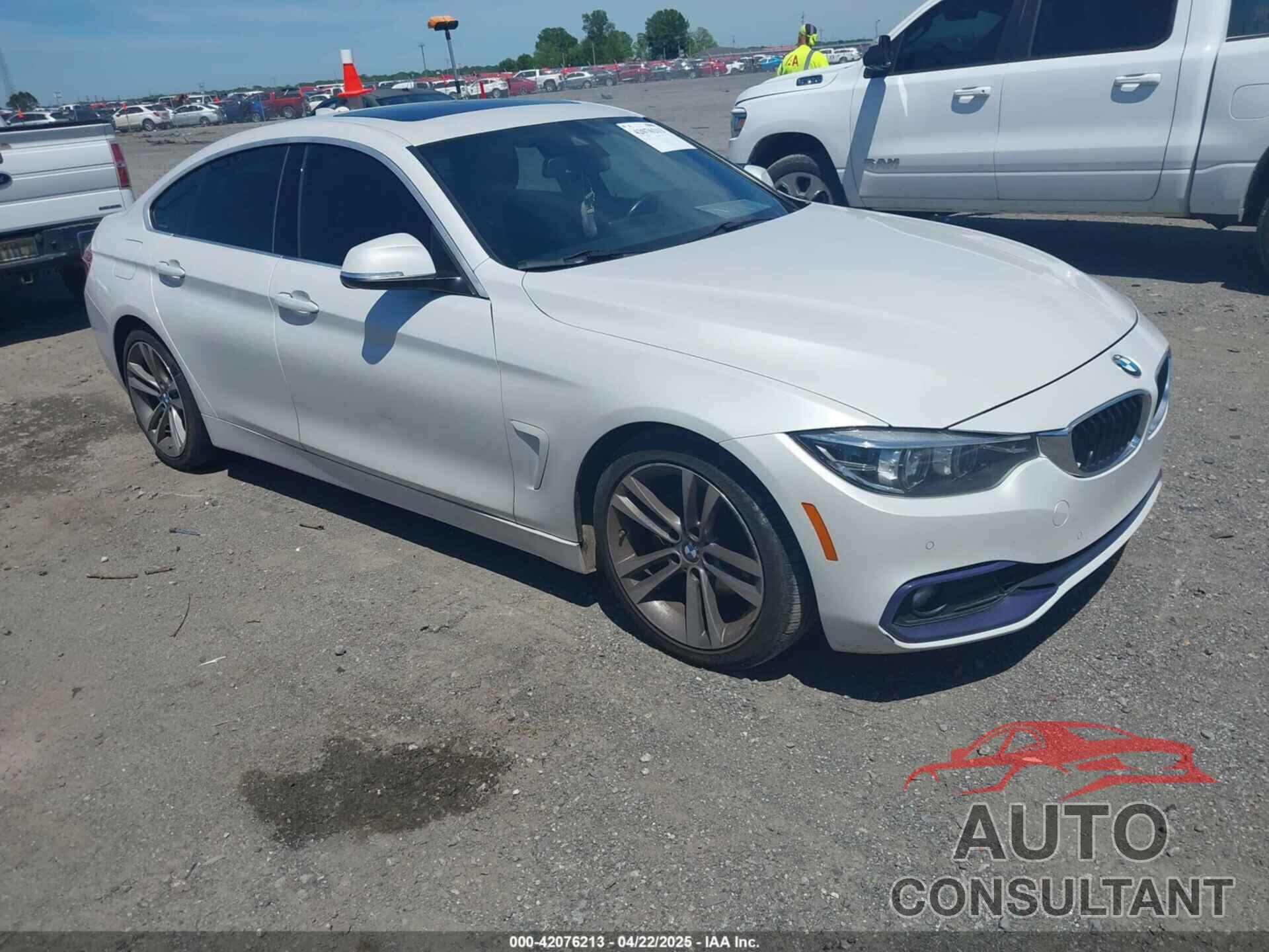 BMW 430I GRAN COUPE 2019 - WBA4J1C51KBM12850