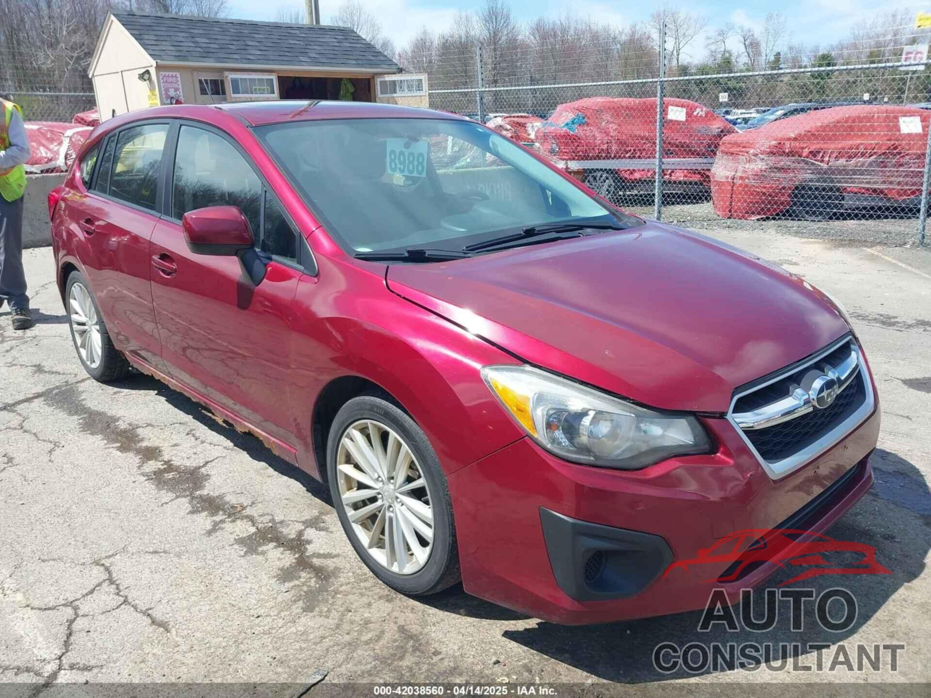 SUBARU IMPREZA 2012 - JF1GPAD67CH233710