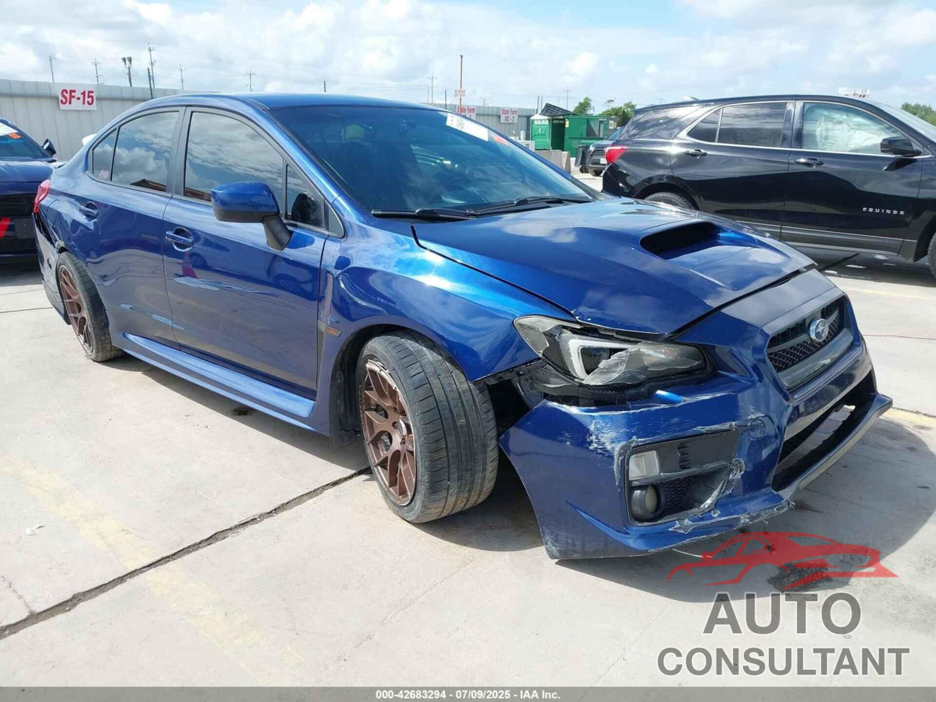 SUBARU WRX 2015 - JF1VA1A60F9834324