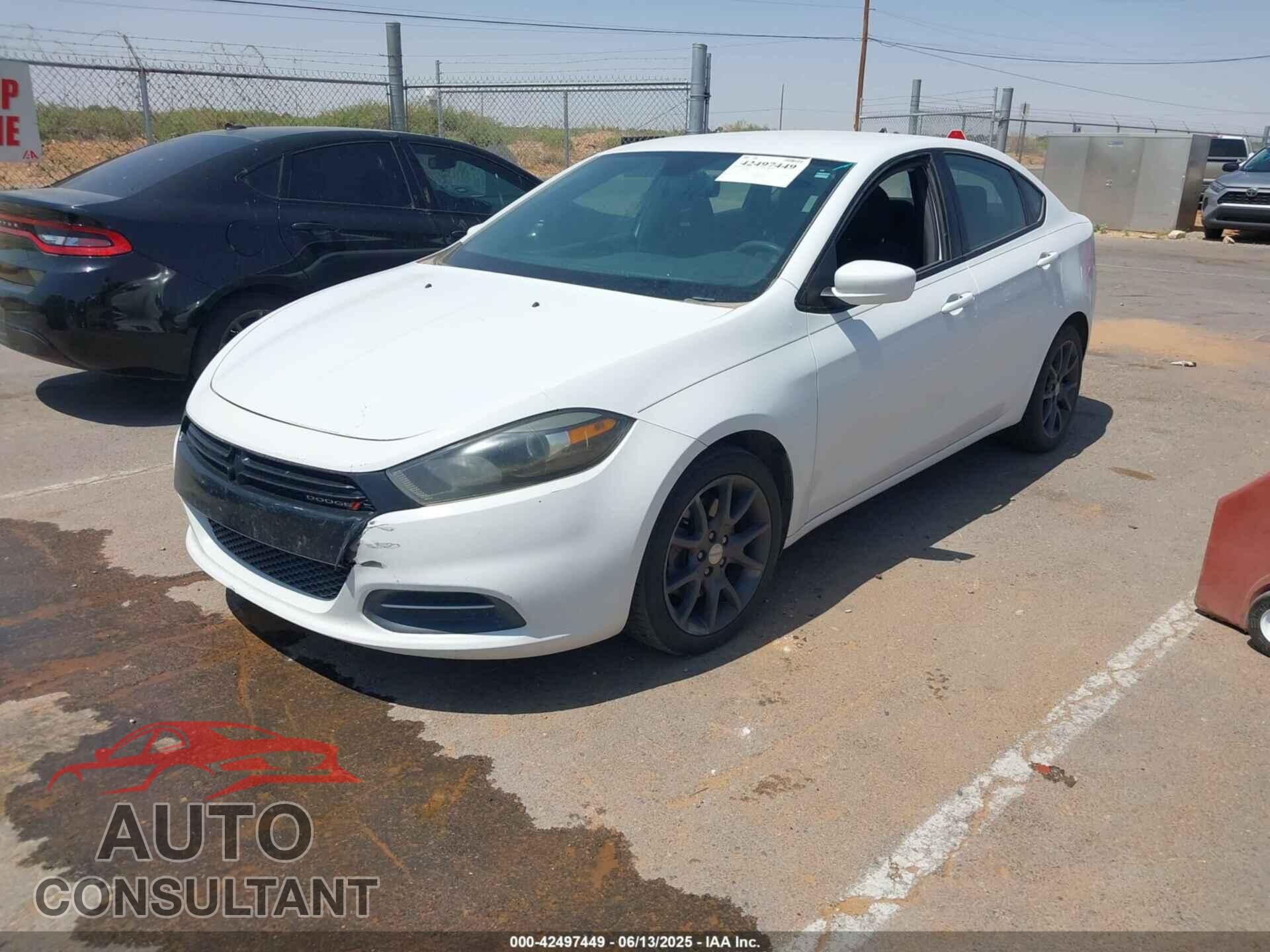 DODGE DART 2015 - 1C3CDFAA0FD433660