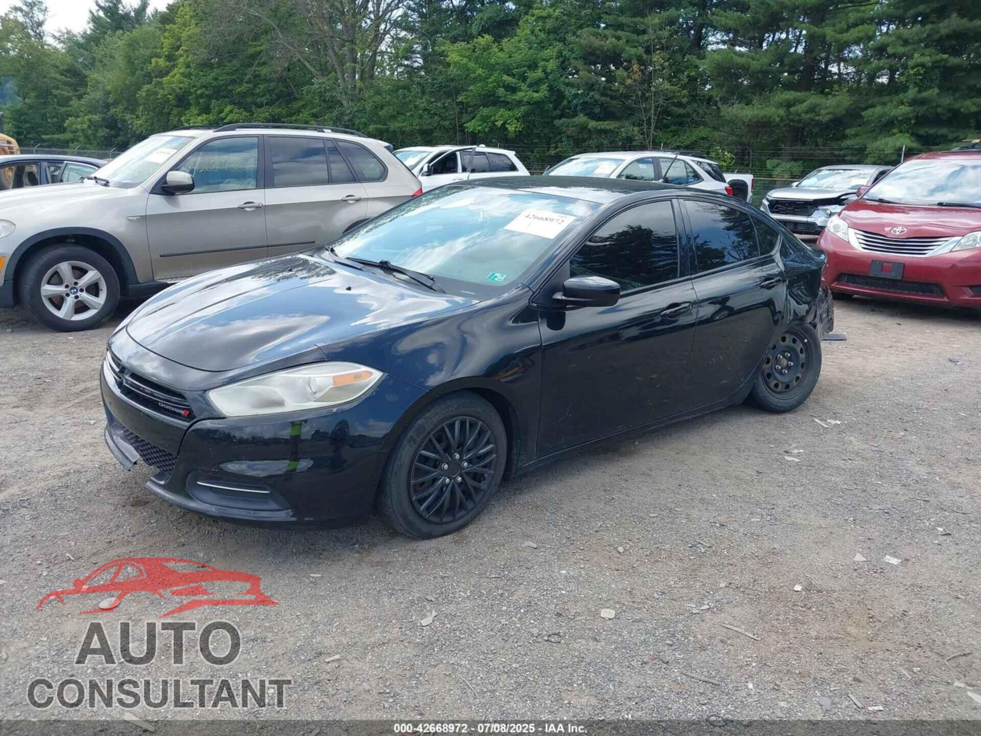 DODGE DART 2015 - 1C3CDFAAXFD150327