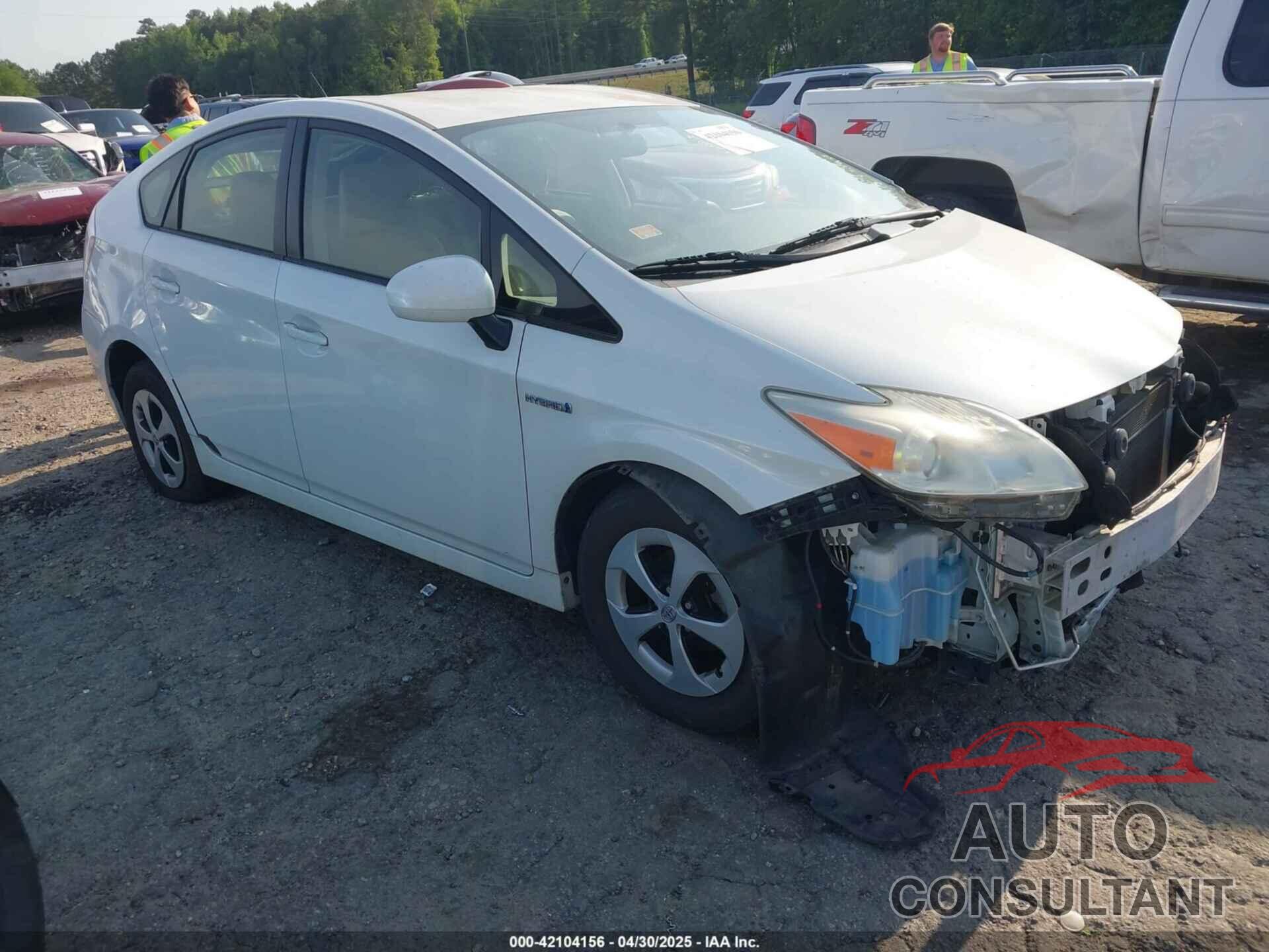 TOYOTA PRIUS 2012 - JTDKN3DU8C5437518