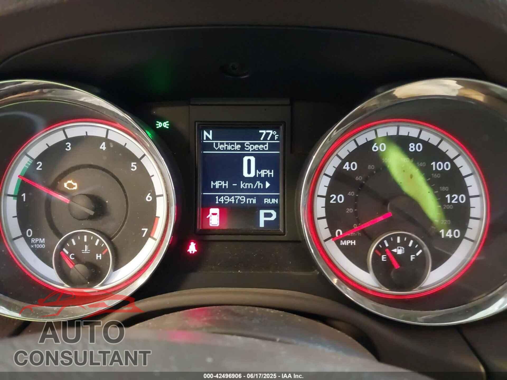 DODGE DURANGO 2012 - 1C4RDHDG5CC257692