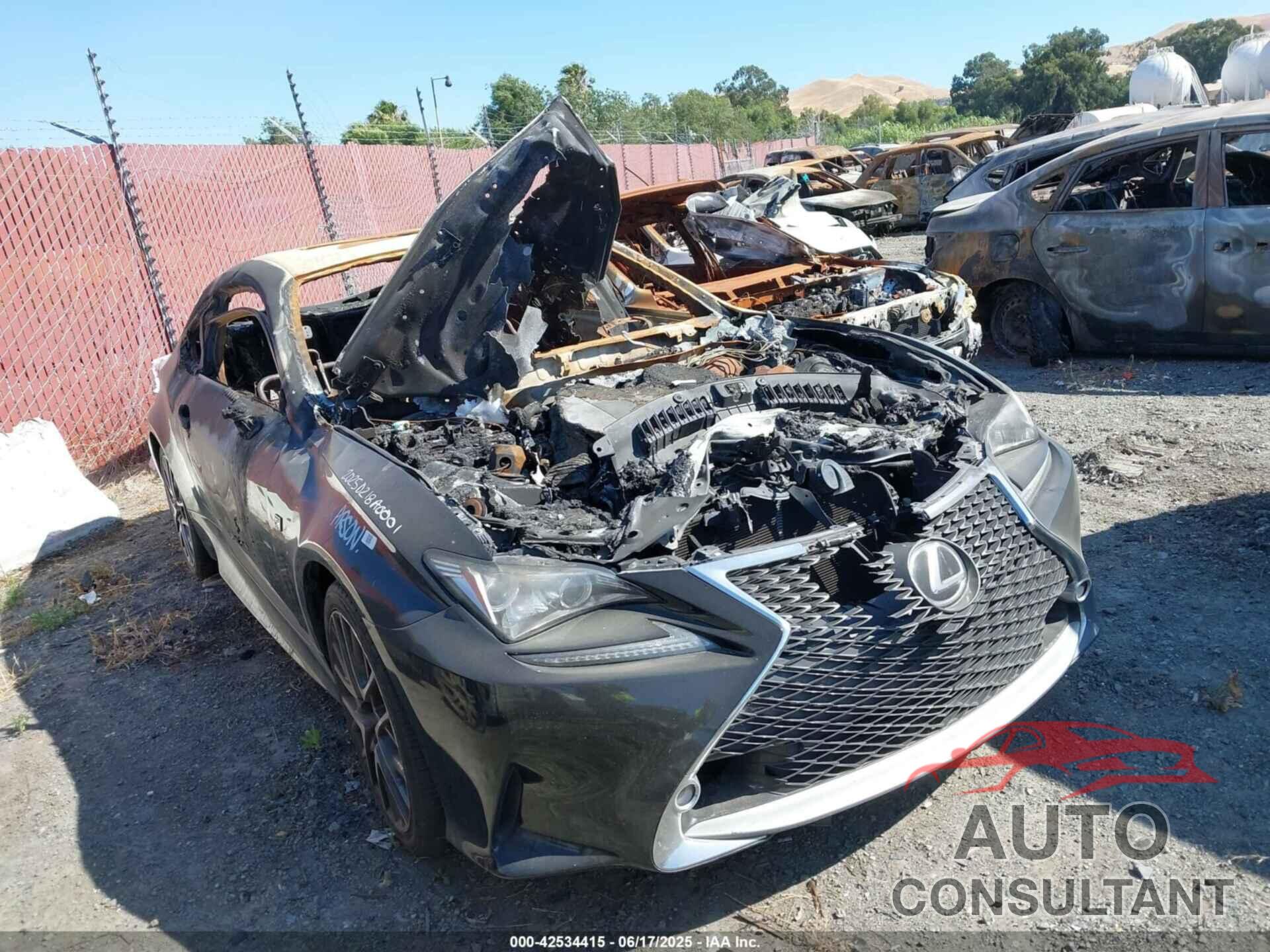 LEXUS RC 350 2015 - JTHHE5BC8F5002338