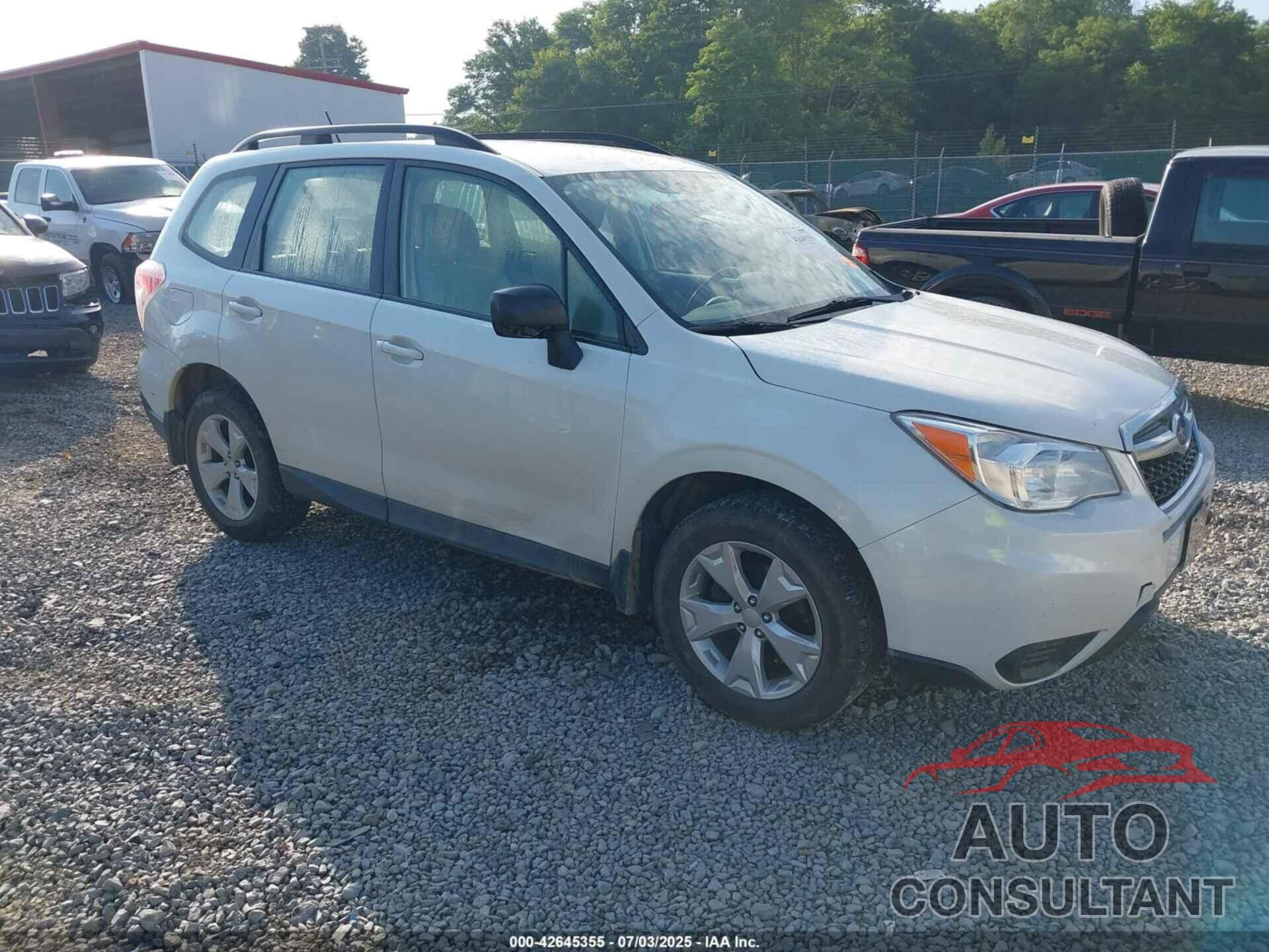 SUBARU FORESTER 2015 - JF2SJABC1FH557918