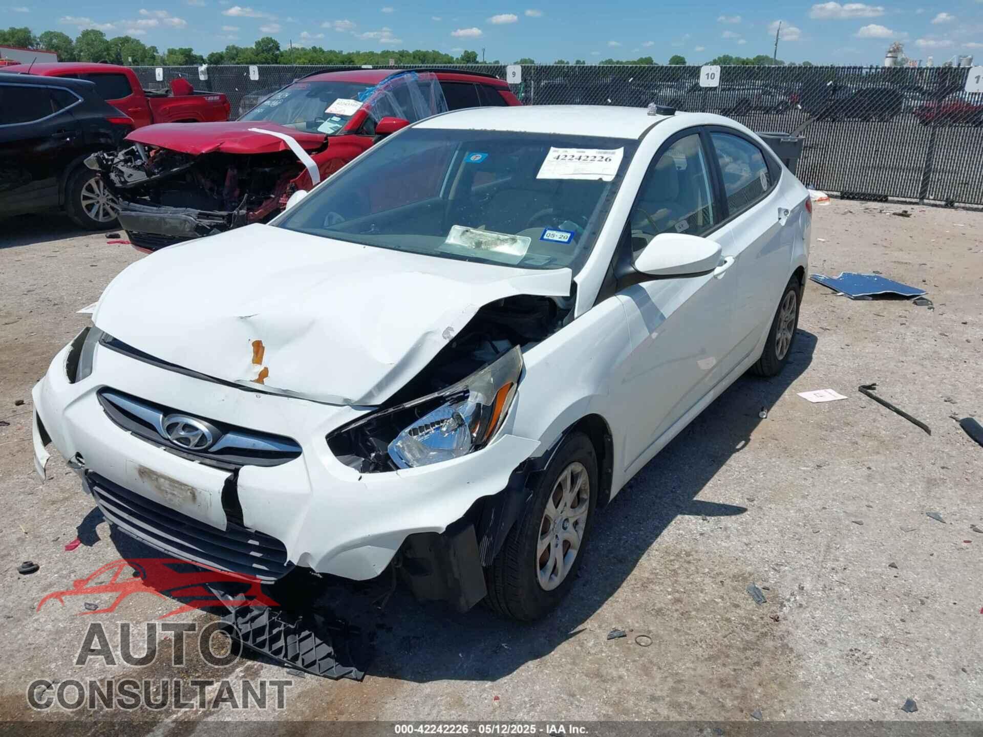 HYUNDAI ACCENT 2012 - KMHCT4AE0CU219216