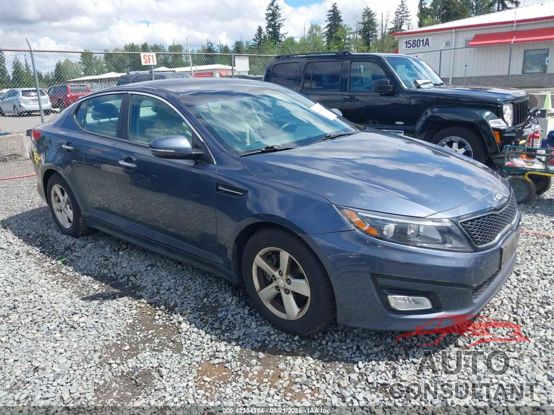 KIA OPTIMA 2015 - KNAGM4A74F5590332