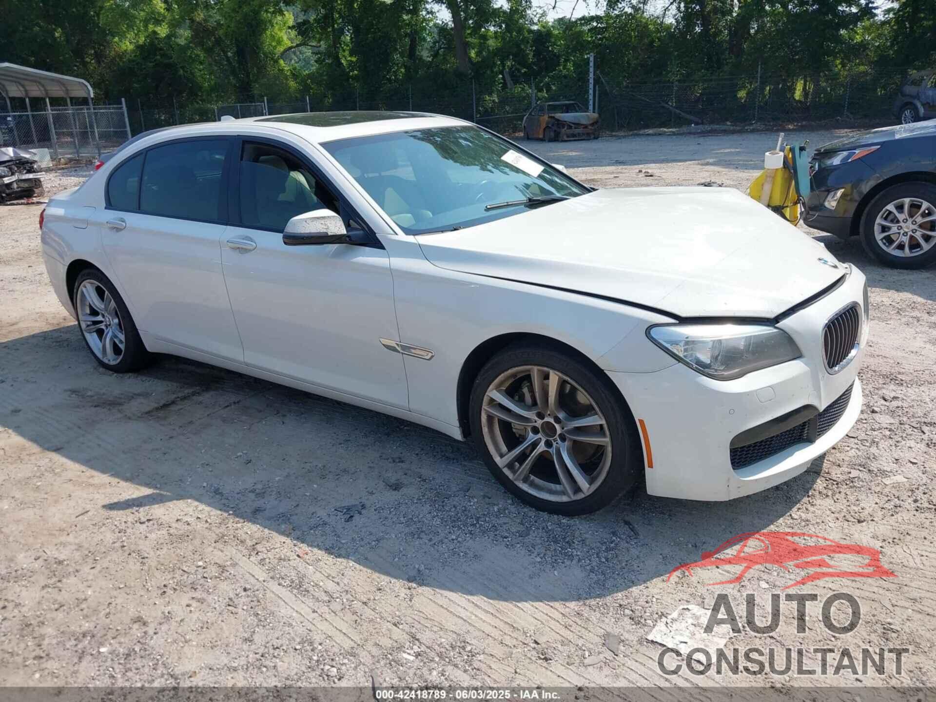 BMW 740LI 2013 - WBAYE4C58DDW22876