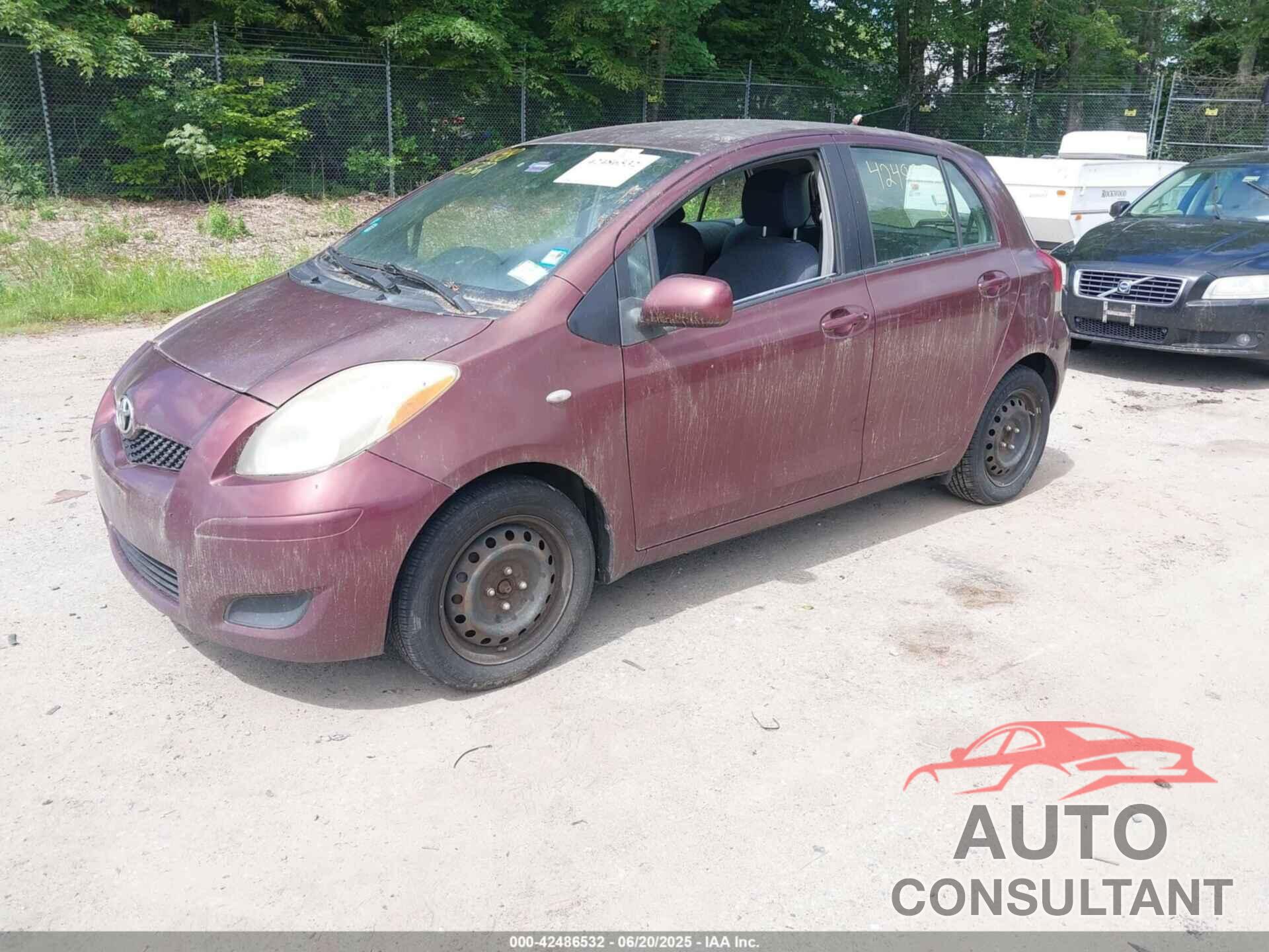 TOYOTA YARIS 2010 - JTDKT4K39A5298602