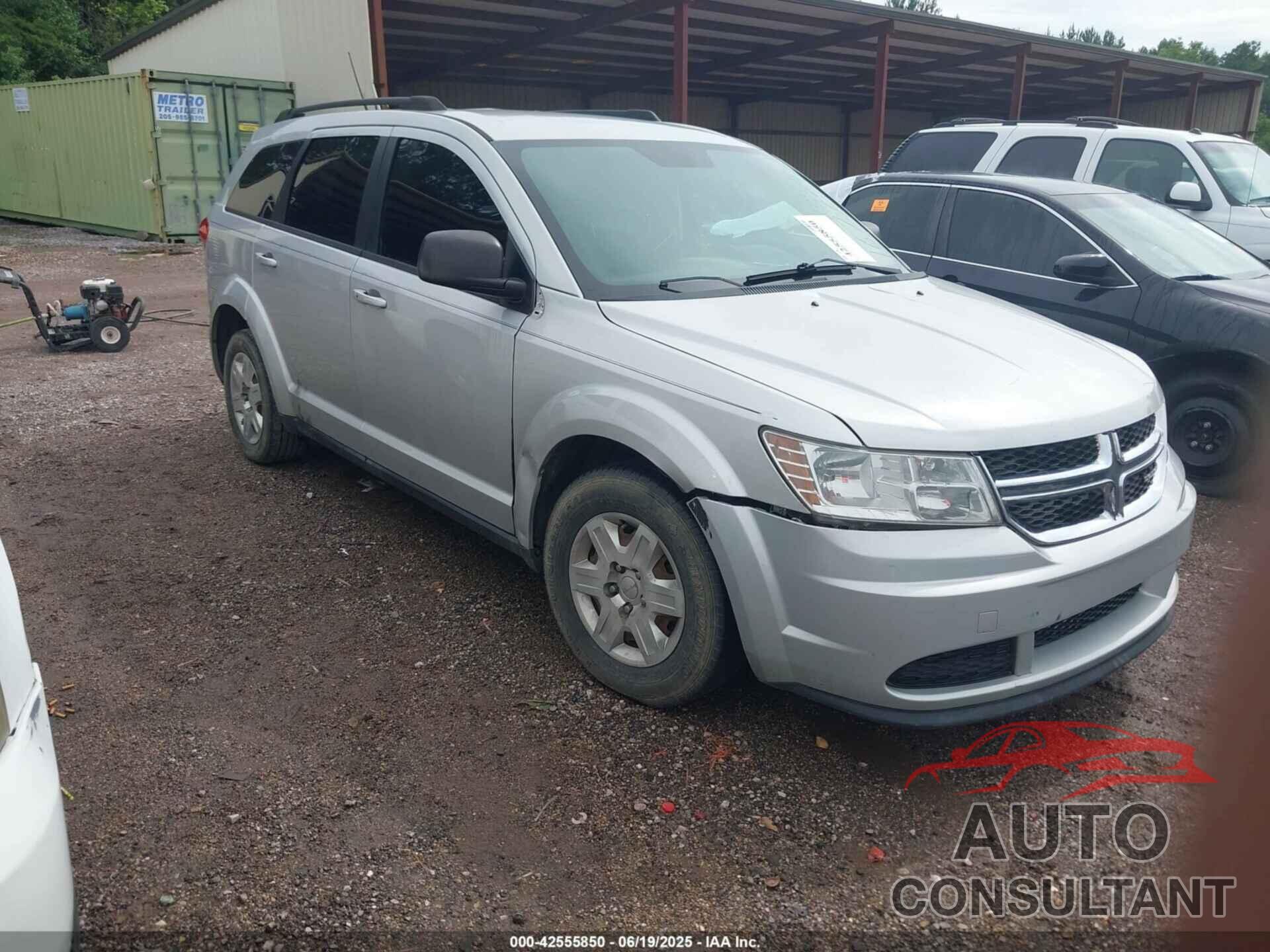 DODGE JOURNEY 2012 - 3C4PDCAB6CT167734
