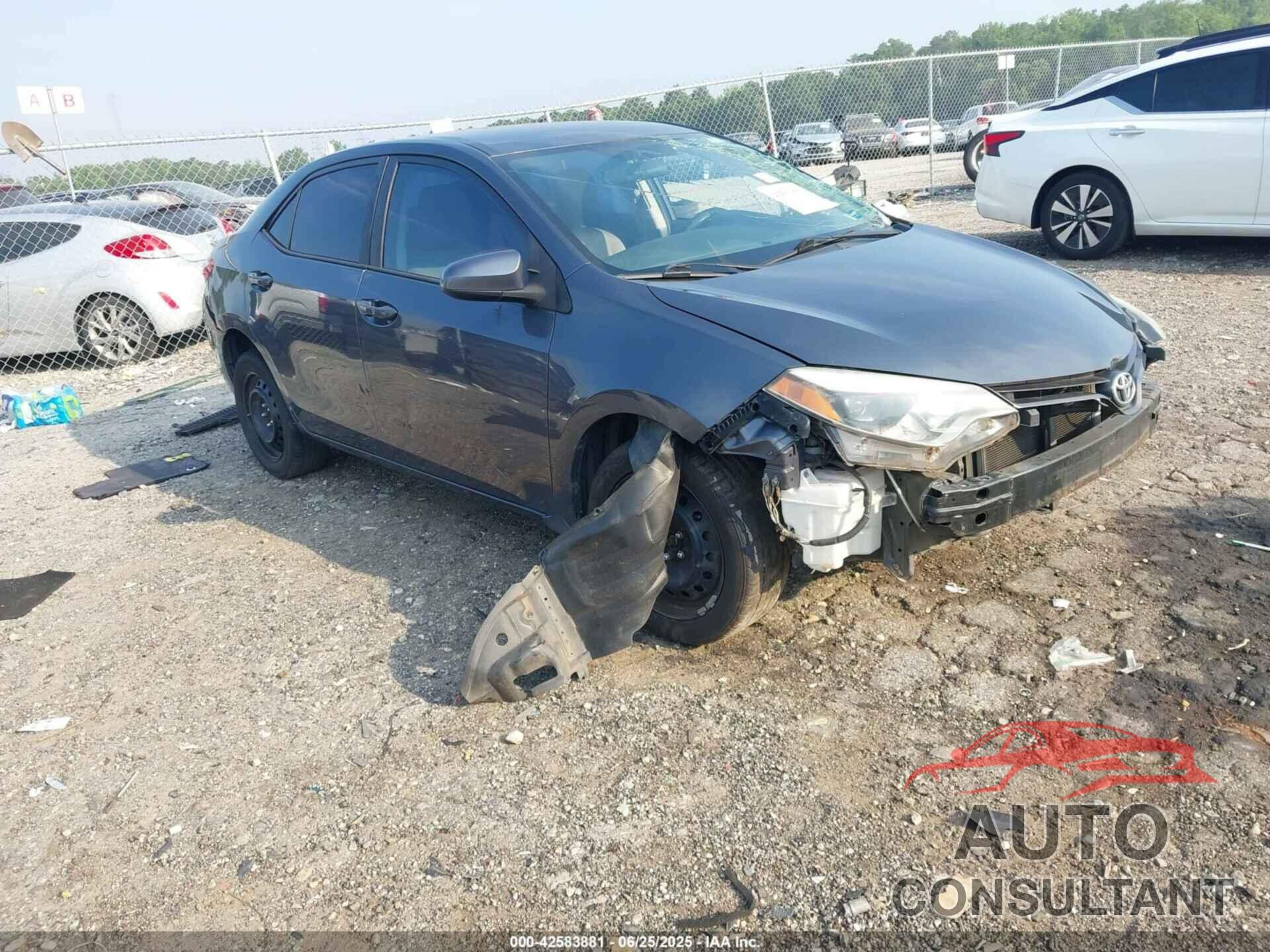 TOYOTA COROLLA 2016 - 5YFBURHE2GP418111