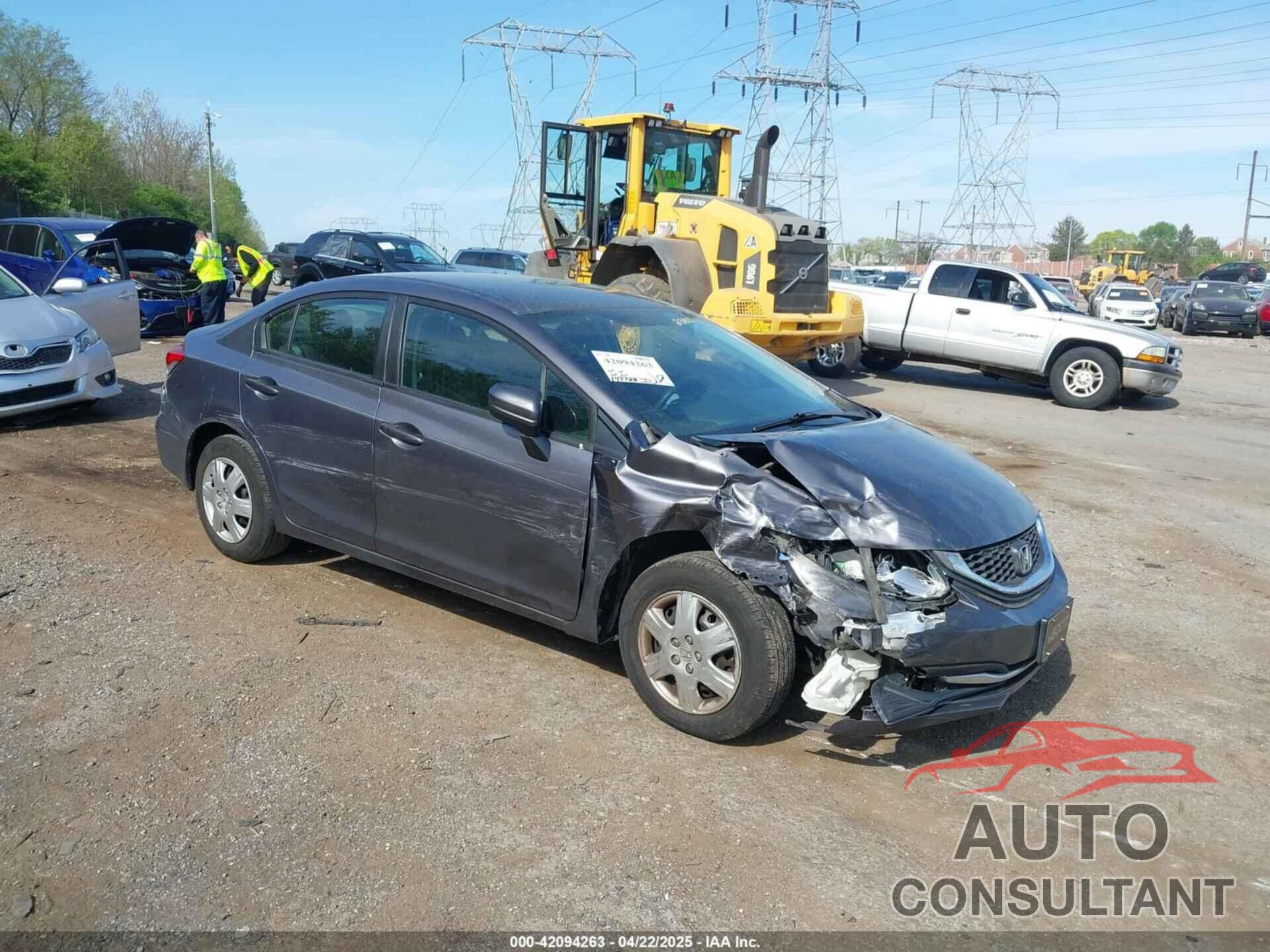 HONDA CIVIC 2014 - 19XFB2F55EE234183