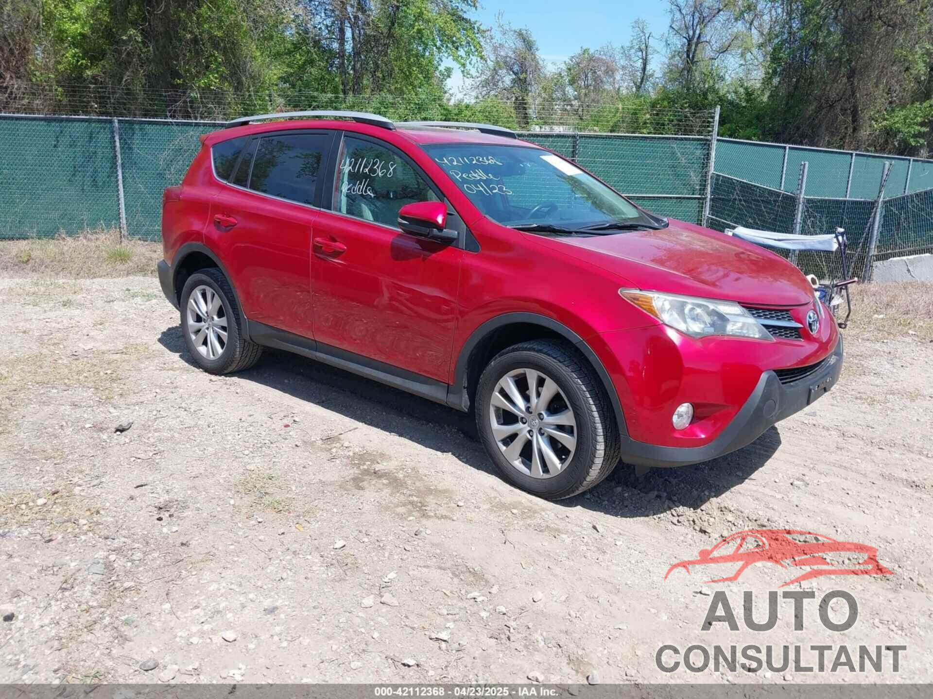 TOYOTA RAV4 2015 - 2T3DFREV0FW341847