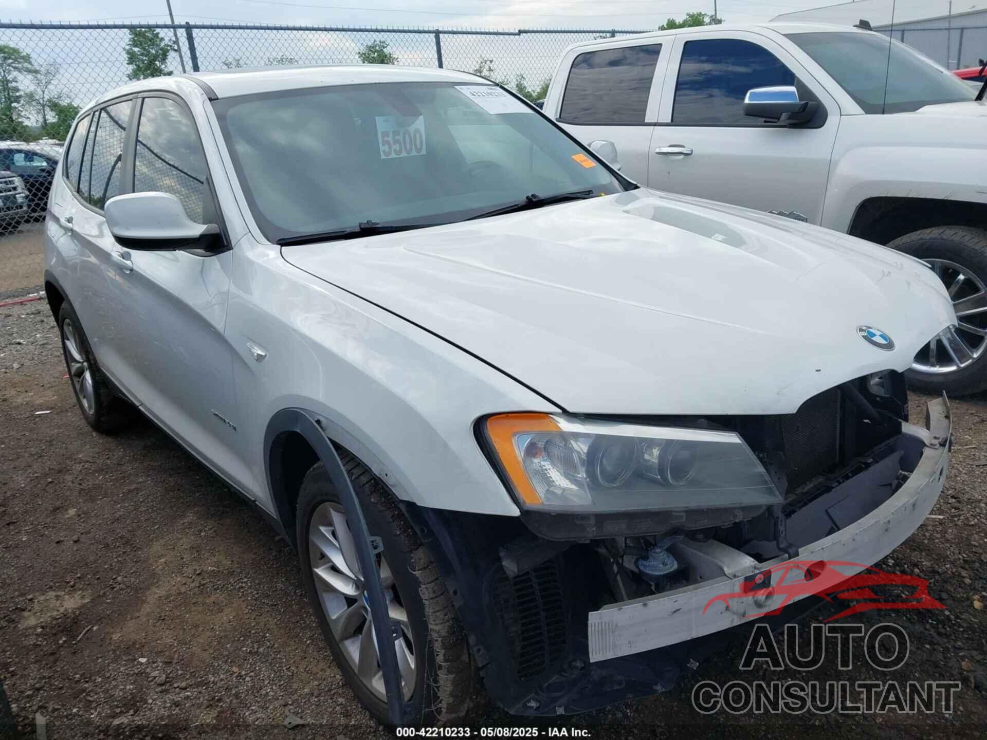 BMW X3 2014 - 5UXWX9C52E0D35027