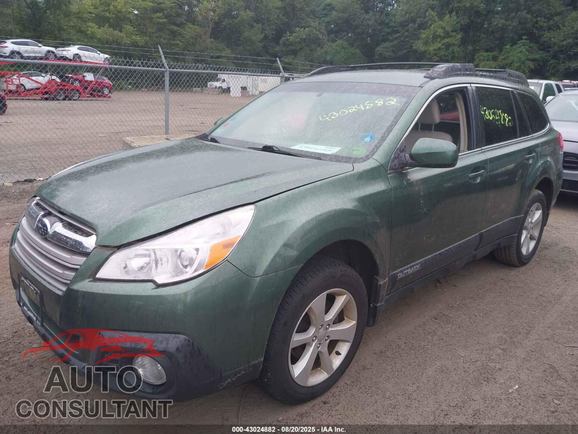 SUBARU OUTBACK 2013 - 4S4BRBCCXD1288119