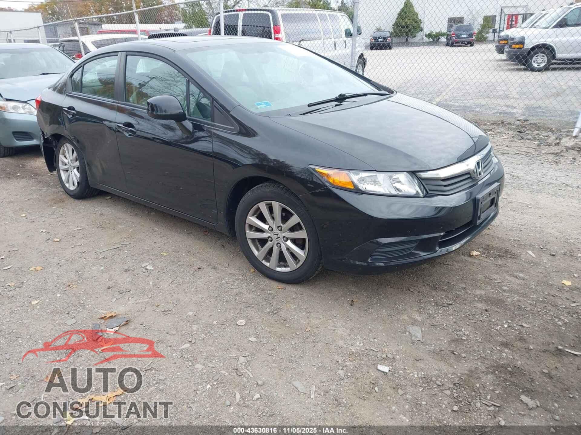 HONDA CIVIC 2012 - 2HGFB2F86CH570695