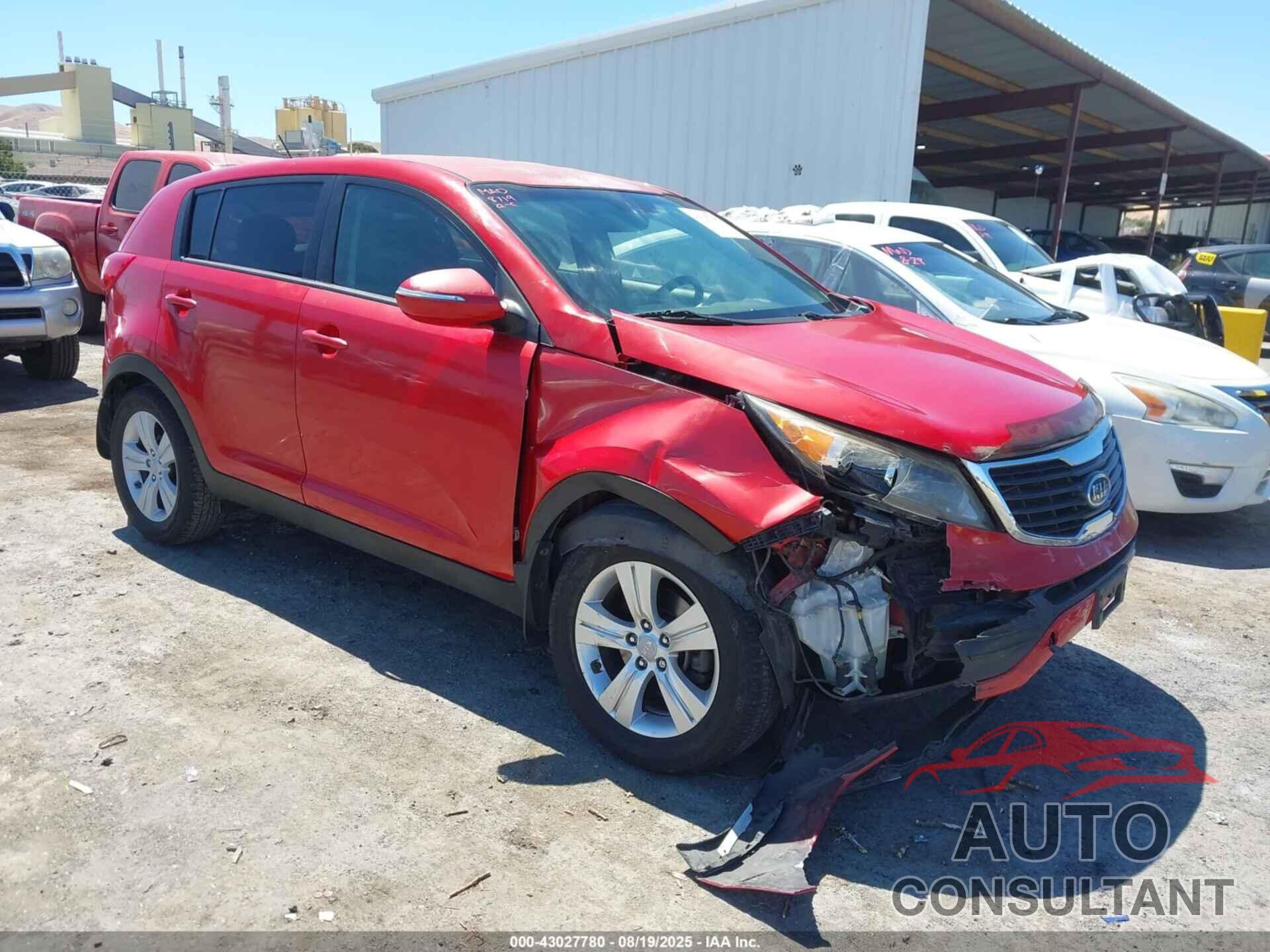 KIA SPORTAGE 2012 - KNDPB3A27C7334452