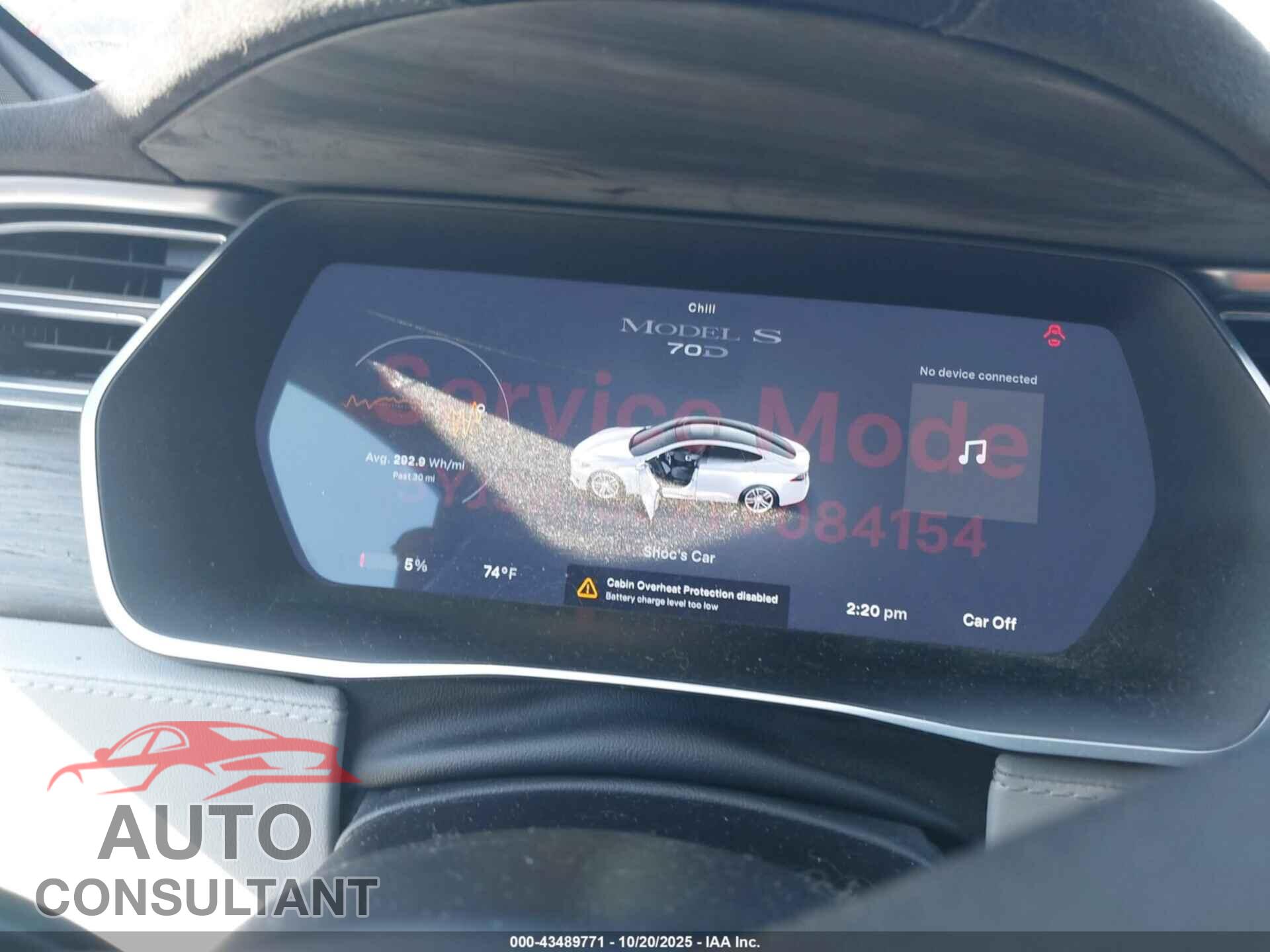TESLA MODEL S 2015 - 5YJSA1S2XFF084154