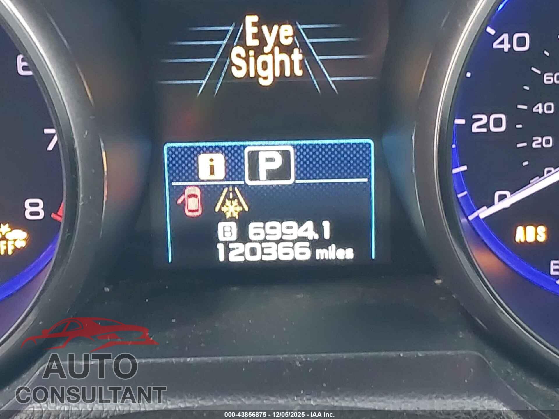 SUBARU OUTBACK 2016 - 4S4BSANC9G3246898