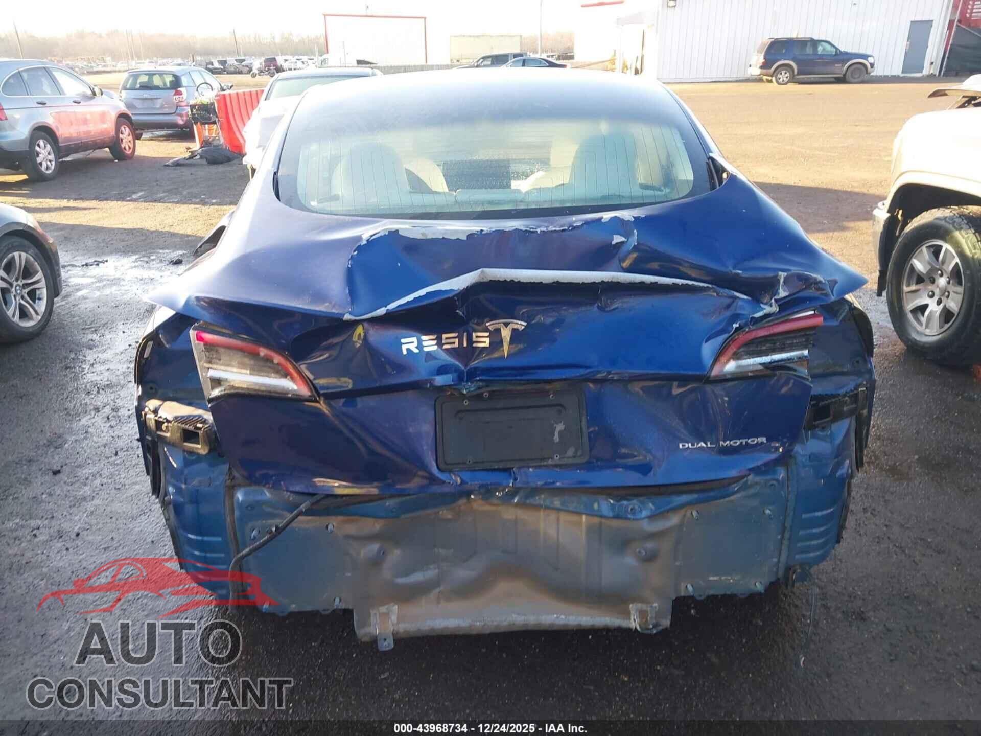 TESLA MODEL 3 2019 - 5YJ3E1EB9KF482275