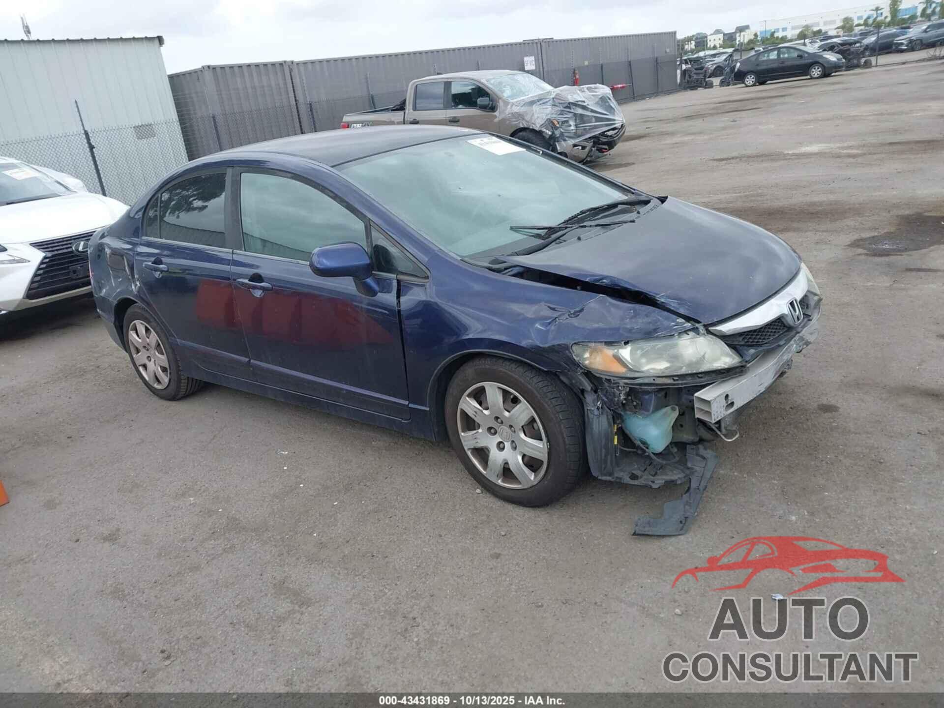 HONDA CIVIC 2010 - 19XFA1F53AE058130