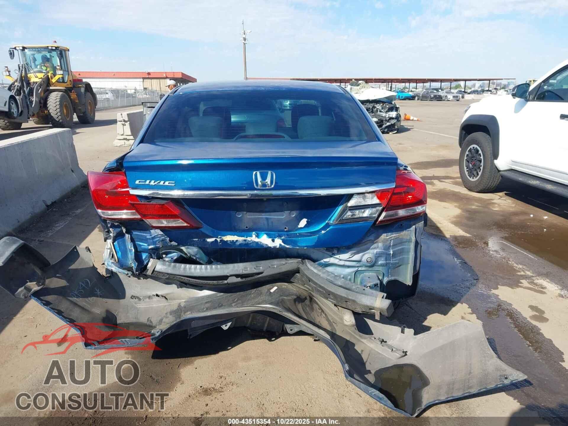 HONDA CIVIC 2013 - 19XFB2F85DE049933