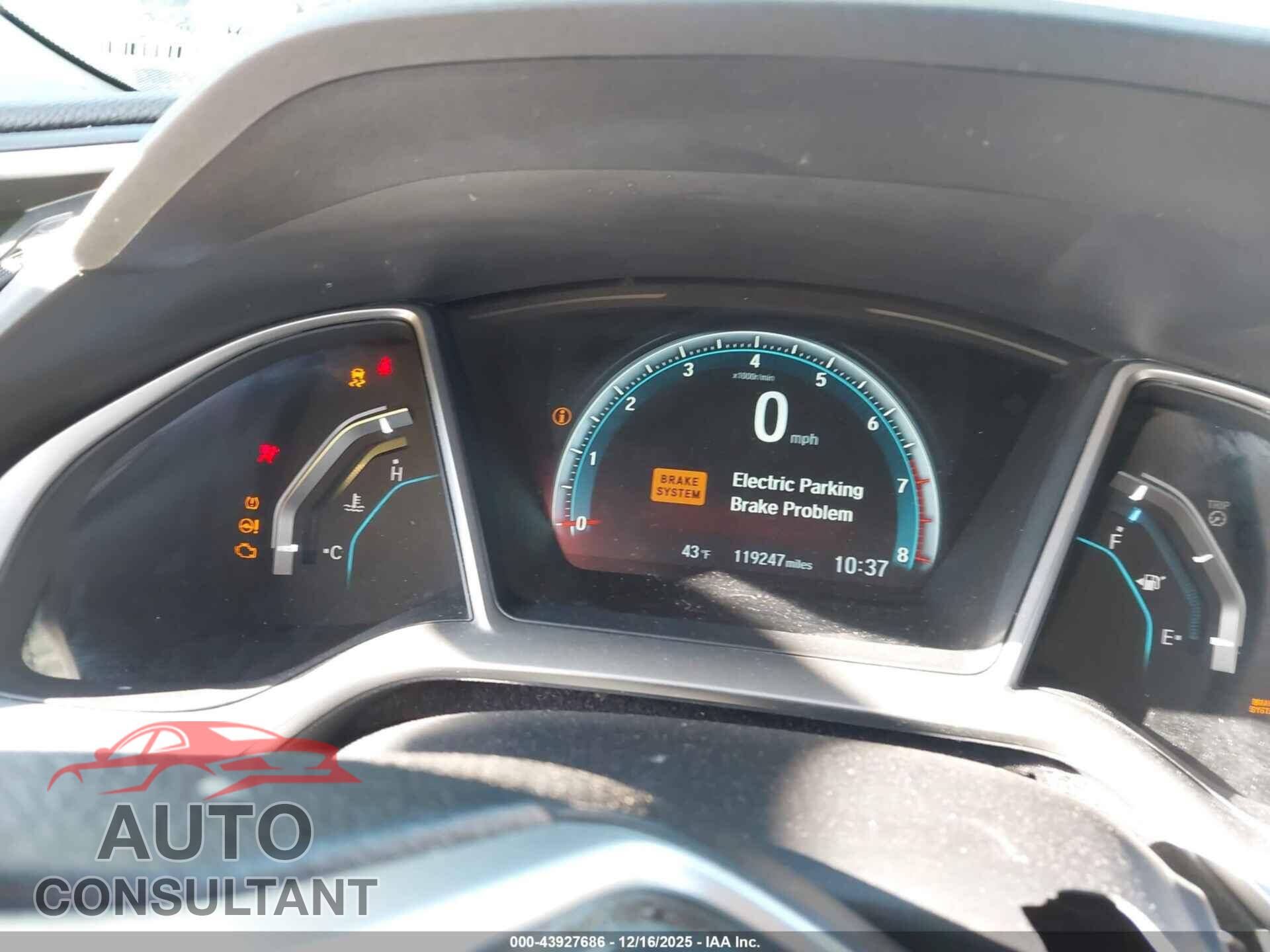 HONDA CIVIC 2017 - 19XFC2F79HE051291