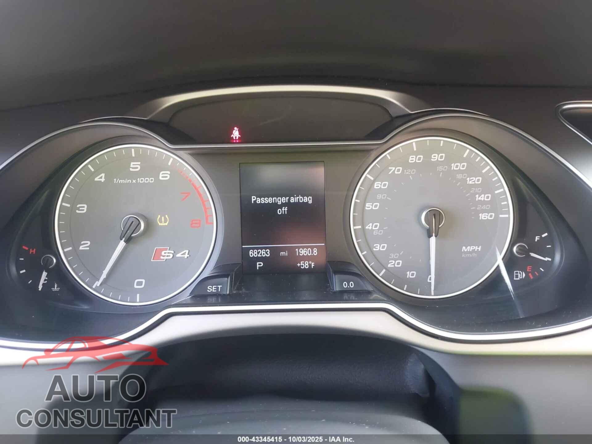 AUDI S4 2014 - WAUBGAFL7EA009093