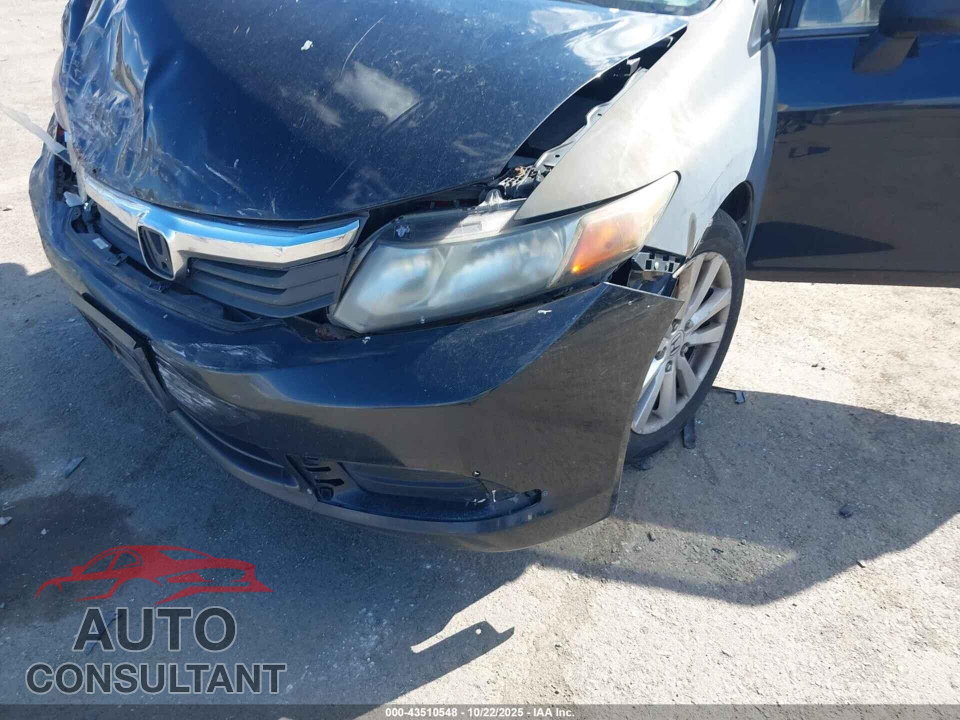 HONDA CIVIC 2012 - 19XFB2F85CE313280