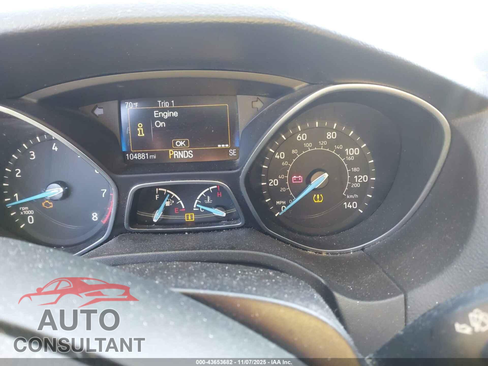 FORD FOCUS 2016 - 1FADP3F28GL332810