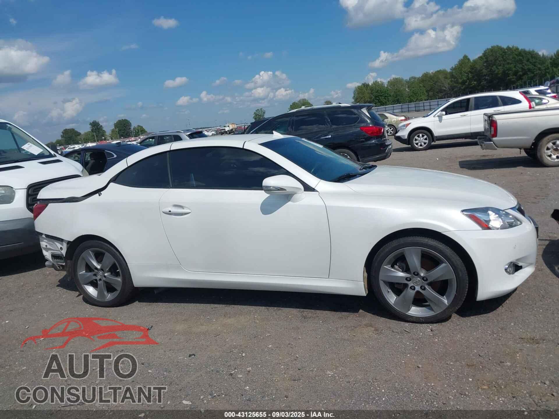 LEXUS IS 250C 2010 - JTHFF2C22A2511294
